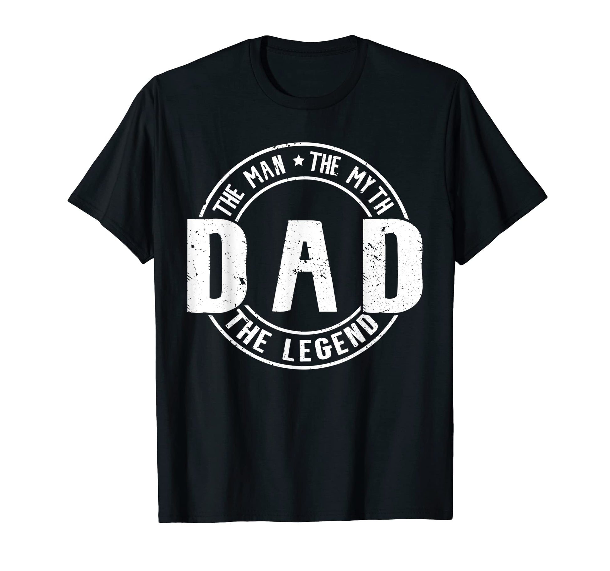 Mens Dad Myth Legend Daddy Husband T-Shirt - Minimalist Print Unisex - T-Shirt, Sweatshirt, Hoodie