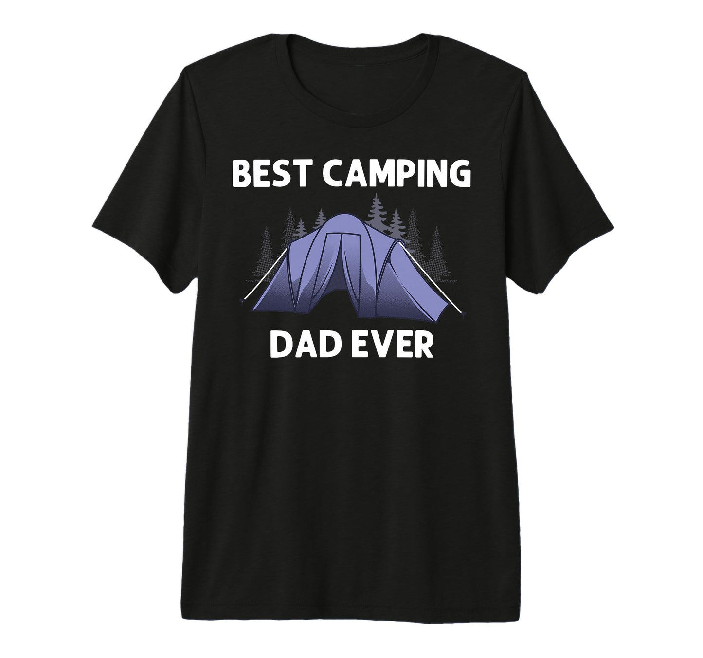 Camping Dad Father Camper Rv Tent T-Shirt - Minimalist Print Men Women - T-Shirt, Sweatshirt, Hoodie