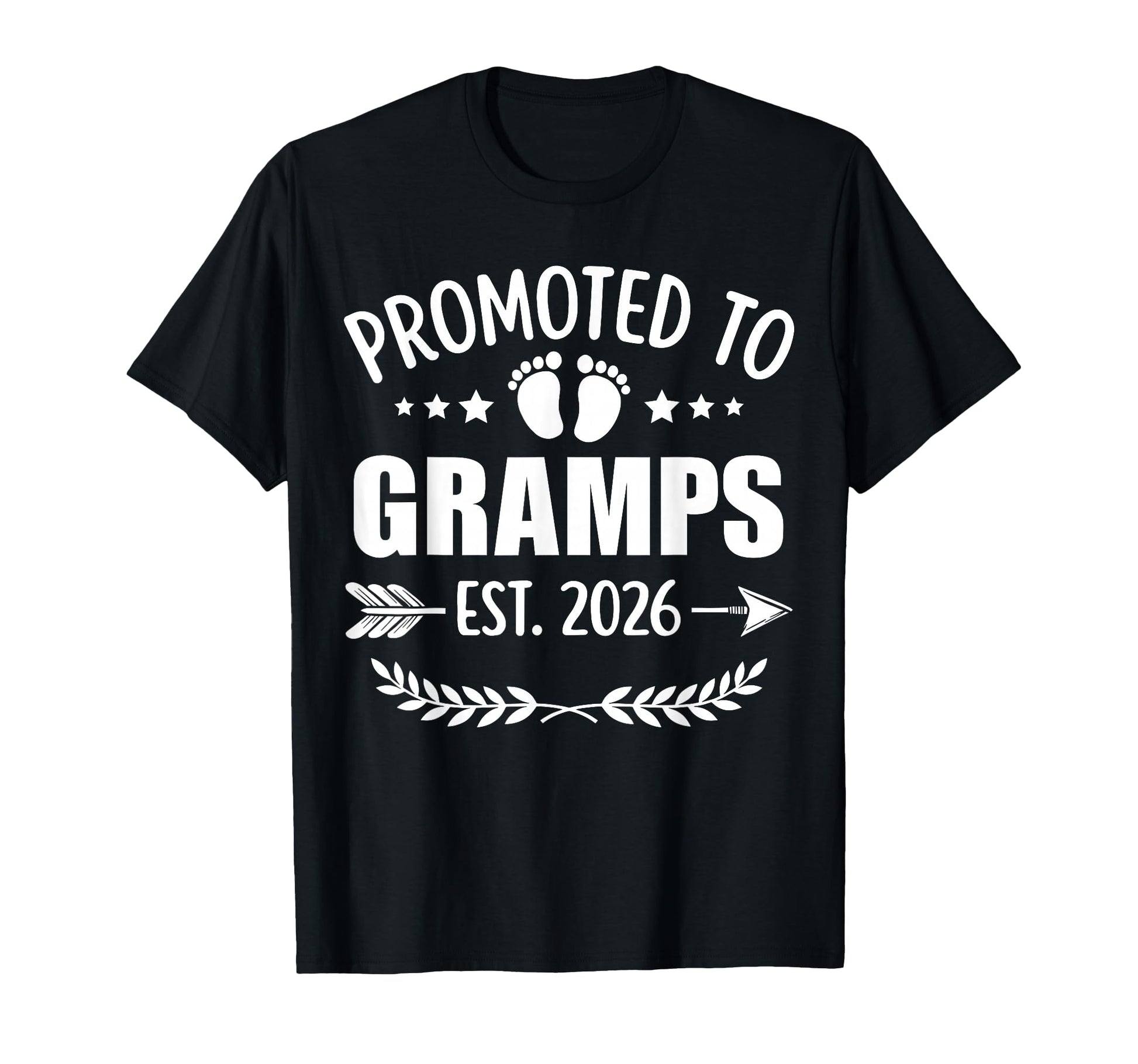 Promoted To Gramps Est 2026 Grandpa T-Shirt - Streetwear Style for Adults - T-Shirt, Sweatshirt, Hoodie