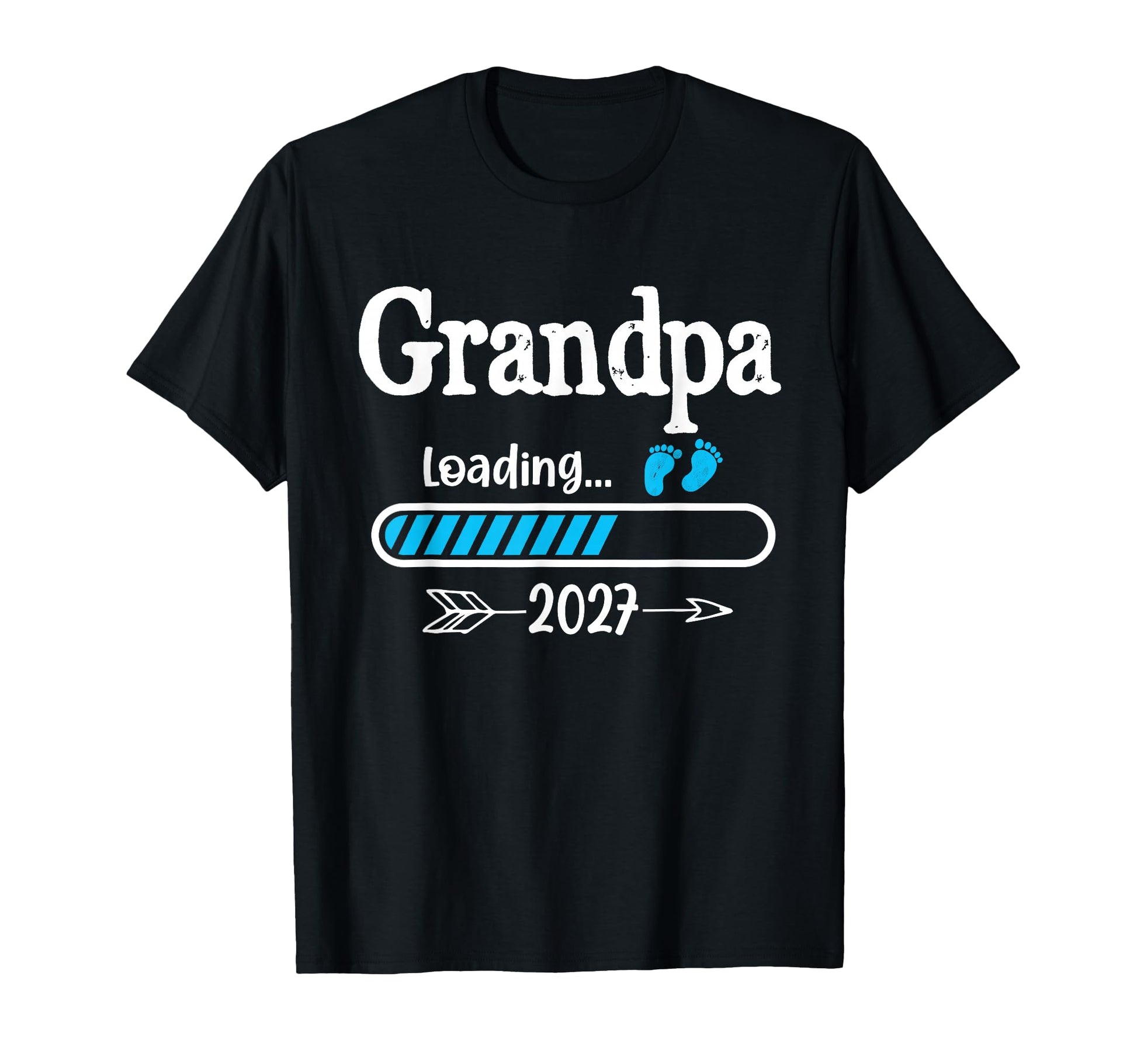 Promoted To Grandpa Est 2027 New Dad T-Shirt - Unique Graphic Men Women - T-Shirt, Sweatshirt, Hoodie