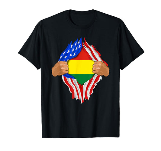 Bolivian Blood Inside Me Bolivia T-Shirt - Casual Everyday Wear Unisex - T-Shirt, Sweatshirt, Hoodie