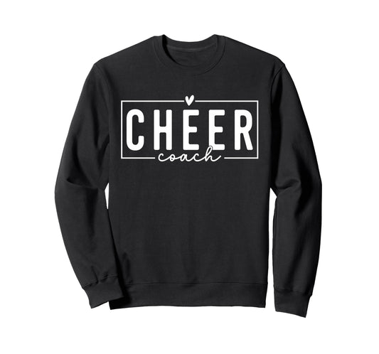 Cheer Coach Funny Cheer Coach Sweatshirt - Aesthetic Graphic Unisex - T-Shirt, Sweatshirt, Hoodie