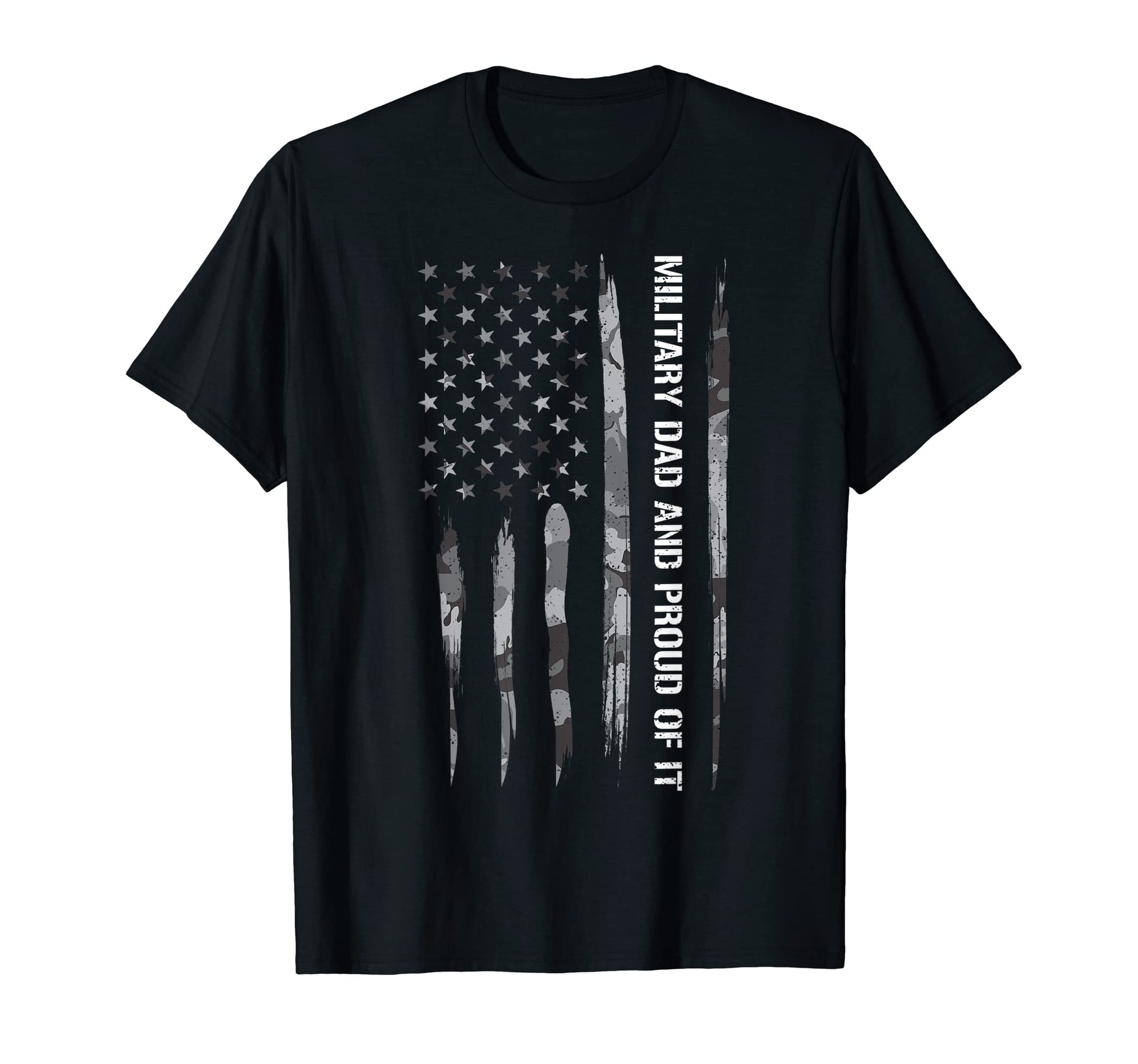 Dad Military Dad And Proud It American T-Shirt - Graphic Print Men Women - T-Shirt, Sweatshirt, Hoodie