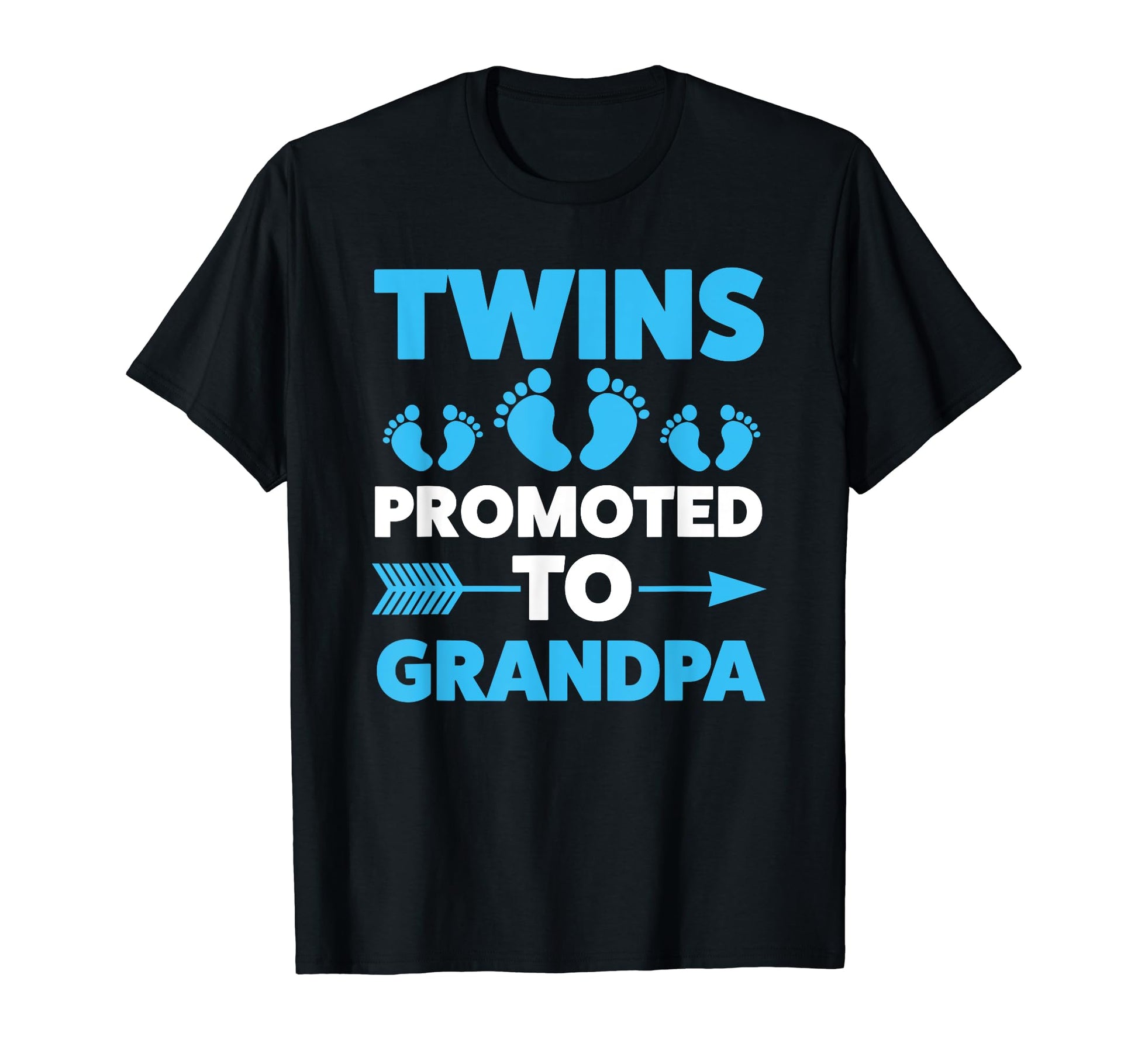 Twins Promoted To Grandpa Twin T-Shirt - Graphic Print Men Women - T-Shirt, Sweatshirt, Hoodie