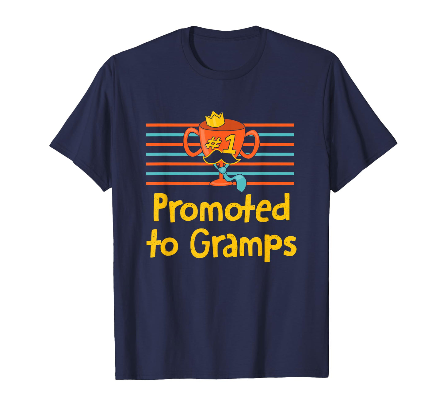 Promoted To Gramps Pregnancy T-Shirt - Custom Art Print Unisex - T-Shirt, Sweatshirt, Hoodie