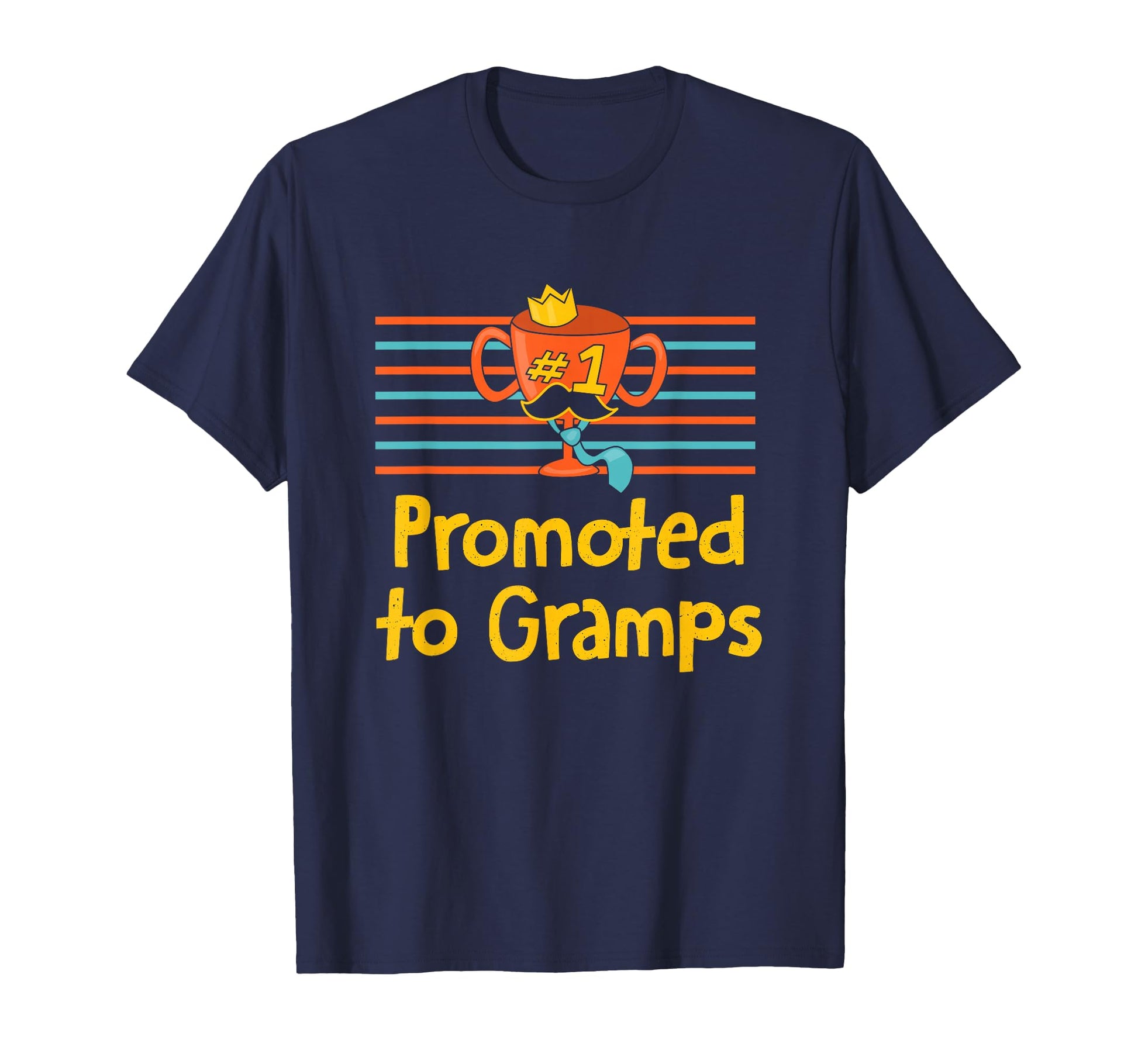 Promoted To Gramps Pregnancy T-Shirt - Custom Art Print Unisex - T-Shirt, Sweatshirt, Hoodie