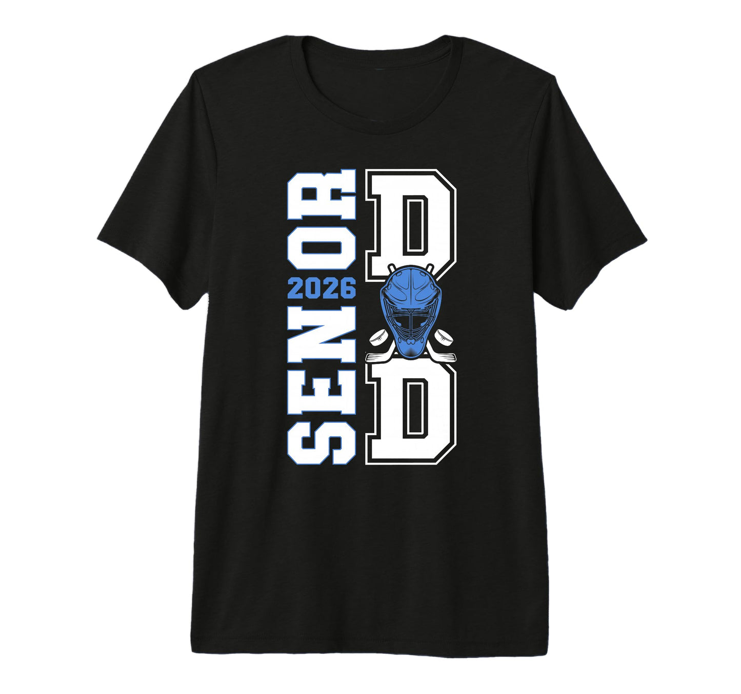 Mens Hockey Senior Dad Senior Hockey T-Shirt - Aesthetic Graphic Men Women - T-Shirt, Sweatshirt, Hoodie