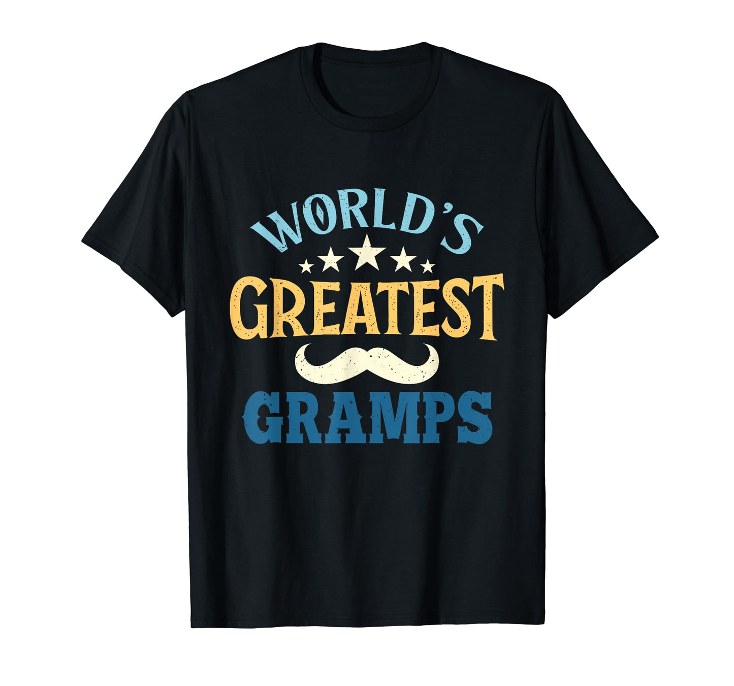 Worlds Greatest Gramps Gifts Fathers T-Shirt - Graphic Print for Adults - T-Shirt, Sweatshirt, Hoodie