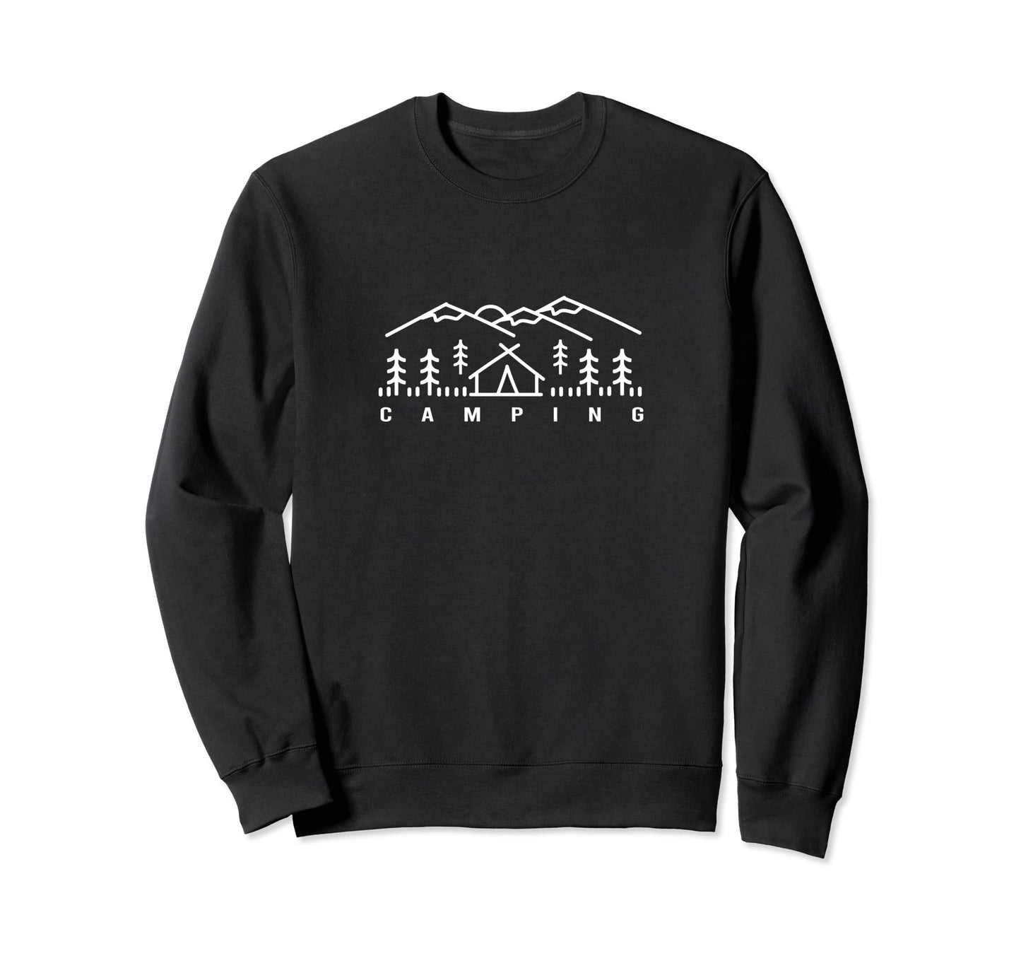 Camping And Hiking Nature Sweatshirt - Casual Everyday Wear Men Women - T-Shirt, Sweatshirt, Hoodie
