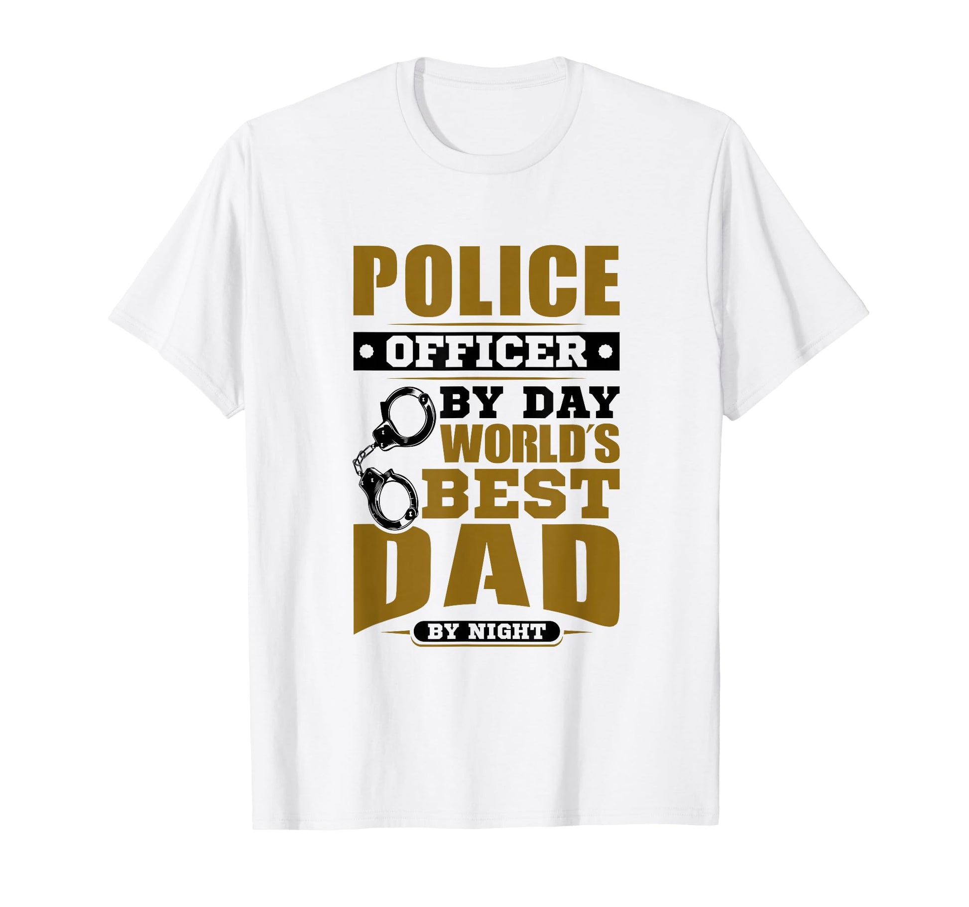Father Law Enforcement Police Officer T-Shirt - Custom Art Print Unisex - T-Shirt, Sweatshirt, Hoodie