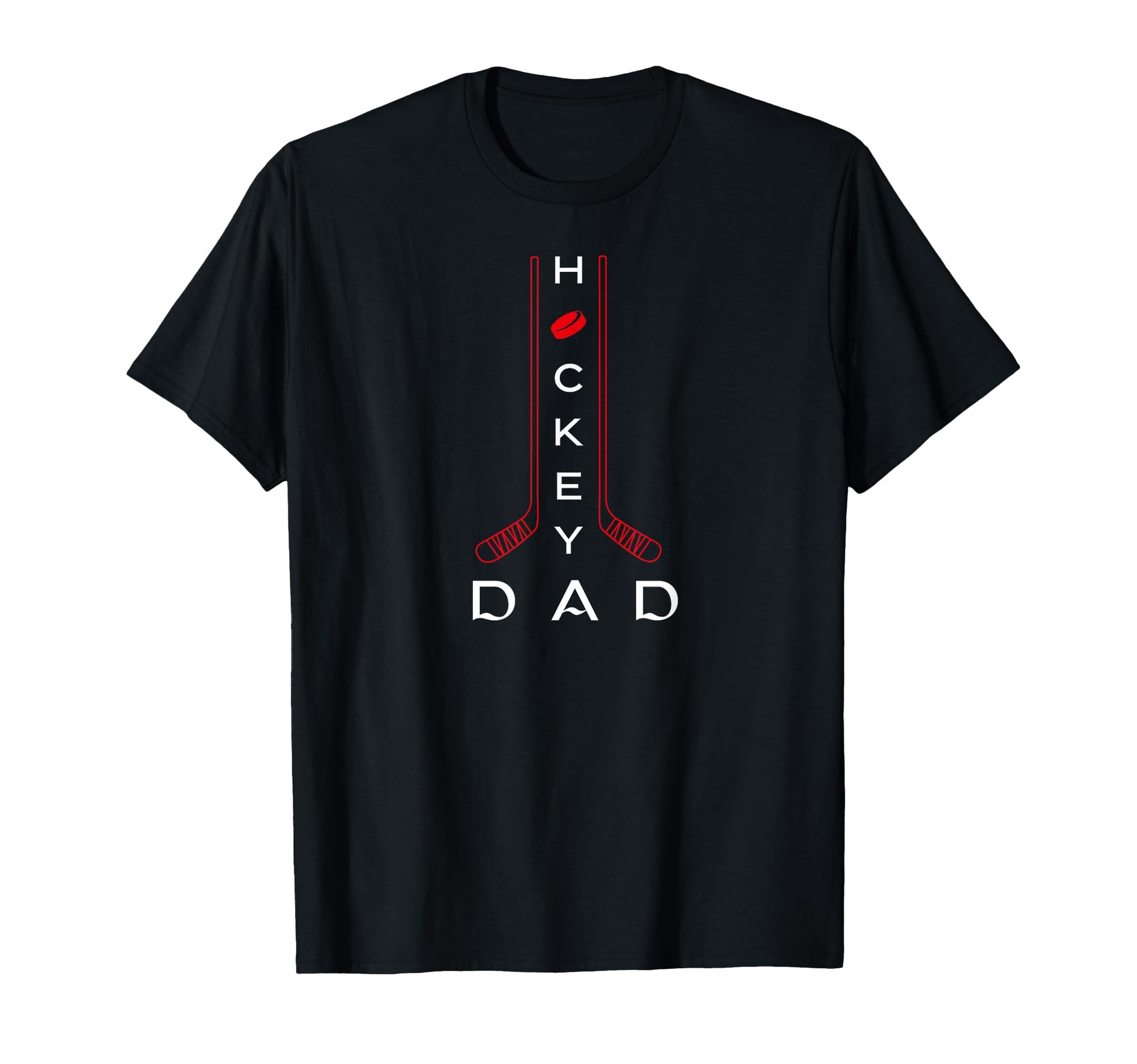 Hockey Dad Birthday Presents T-Shirt - Casual Everyday Wear Men Women - T-Shirt, Sweatshirt, Hoodie