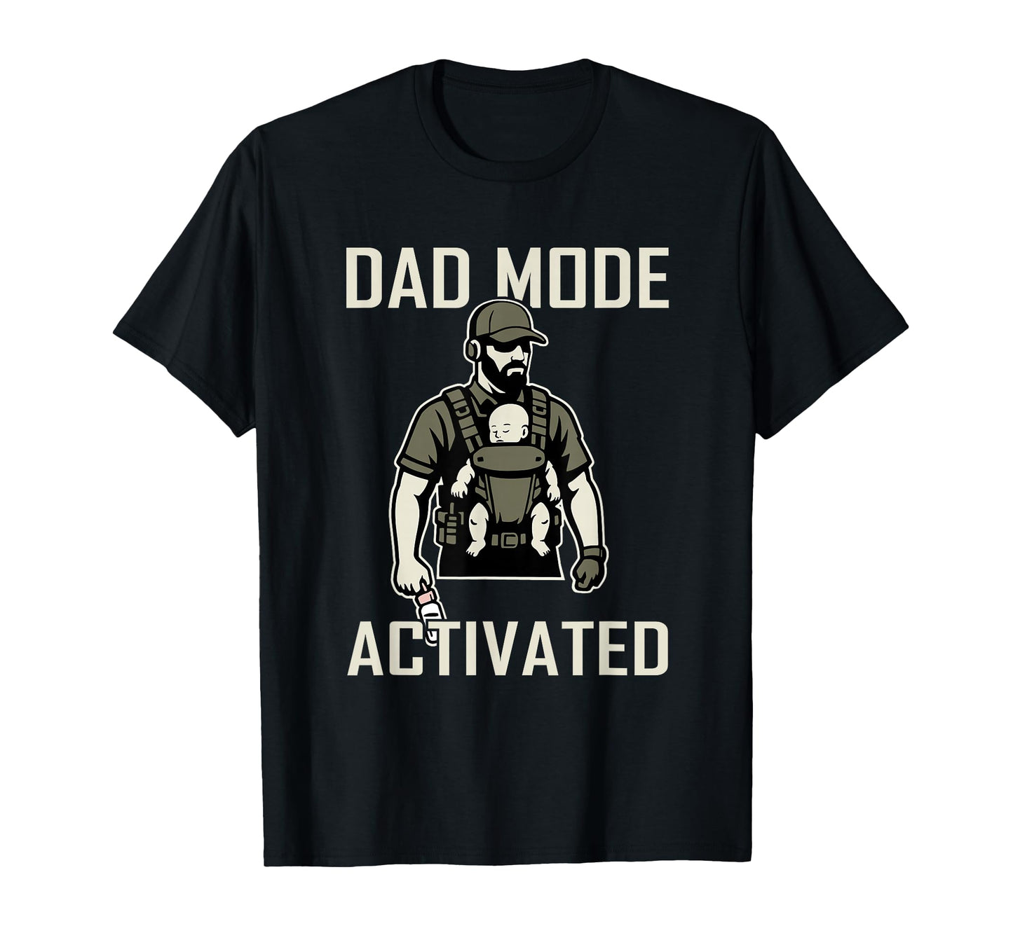 Dad Mode Activated Tactical Carrier T-Shirt - Trendy Graphic for Adults - T-Shirt, Sweatshirt, Hoodie