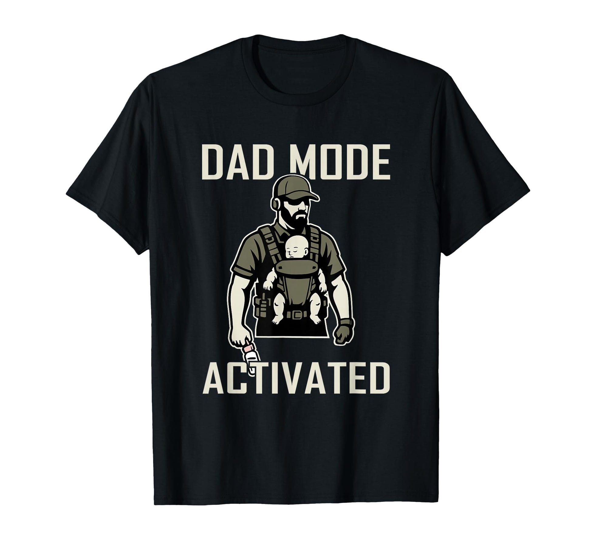 Dad Mode Activated Tactical Carrier T-Shirt - Trendy Graphic for Adults - T-Shirt, Sweatshirt, Hoodie