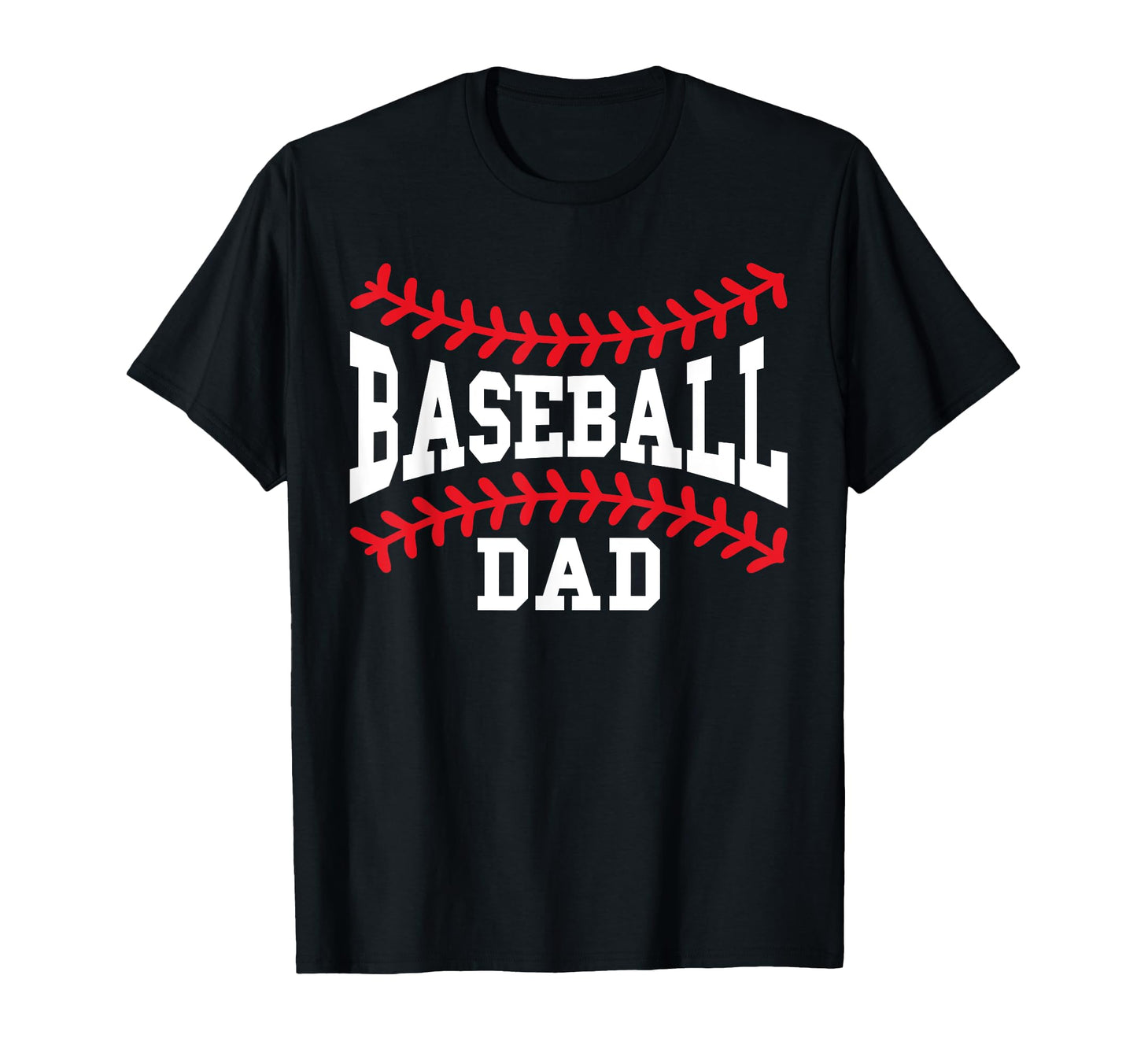Baseball Dad Laces Little League T-Shirt - Casual Everyday Wear Men Women - T-Shirt, Sweatshirt, Hoodie