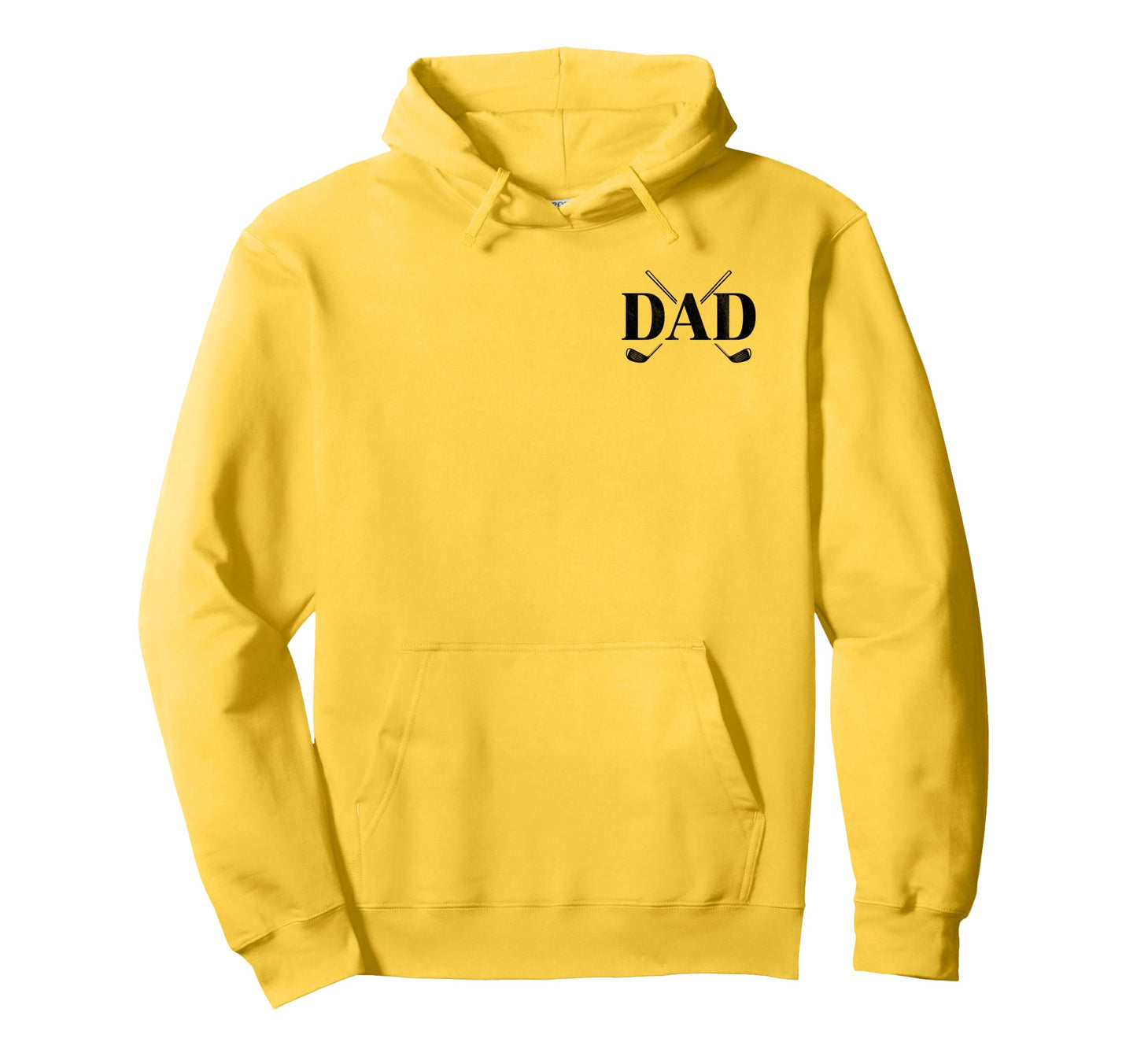 Golf Dad Funny Par Golfing Best Dad Hoodie - Minimalist Print for Adults - T-Shirt, Sweatshirt, Hoodie