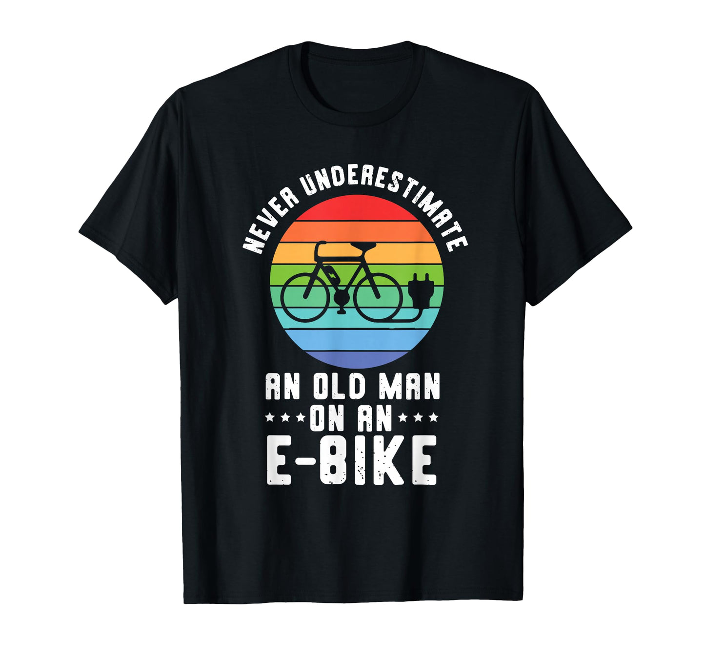 Electric Bike Accessories E Bike Old E Bike T-Shirt - Graphic Print Unisex - T-Shirt, Sweatshirt, Hoodie