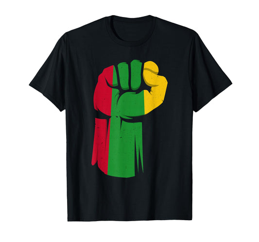 Black Fist African American Pride T-Shirt - Fun Novelty Design for Adults - T-Shirt, Sweatshirt, Hoodie