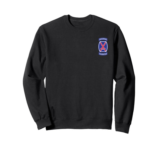 10Th Mountain Division Foundation Sweatshirt - Graphic Print Unisex - T-Shirt, Sweatshirt, Hoodie