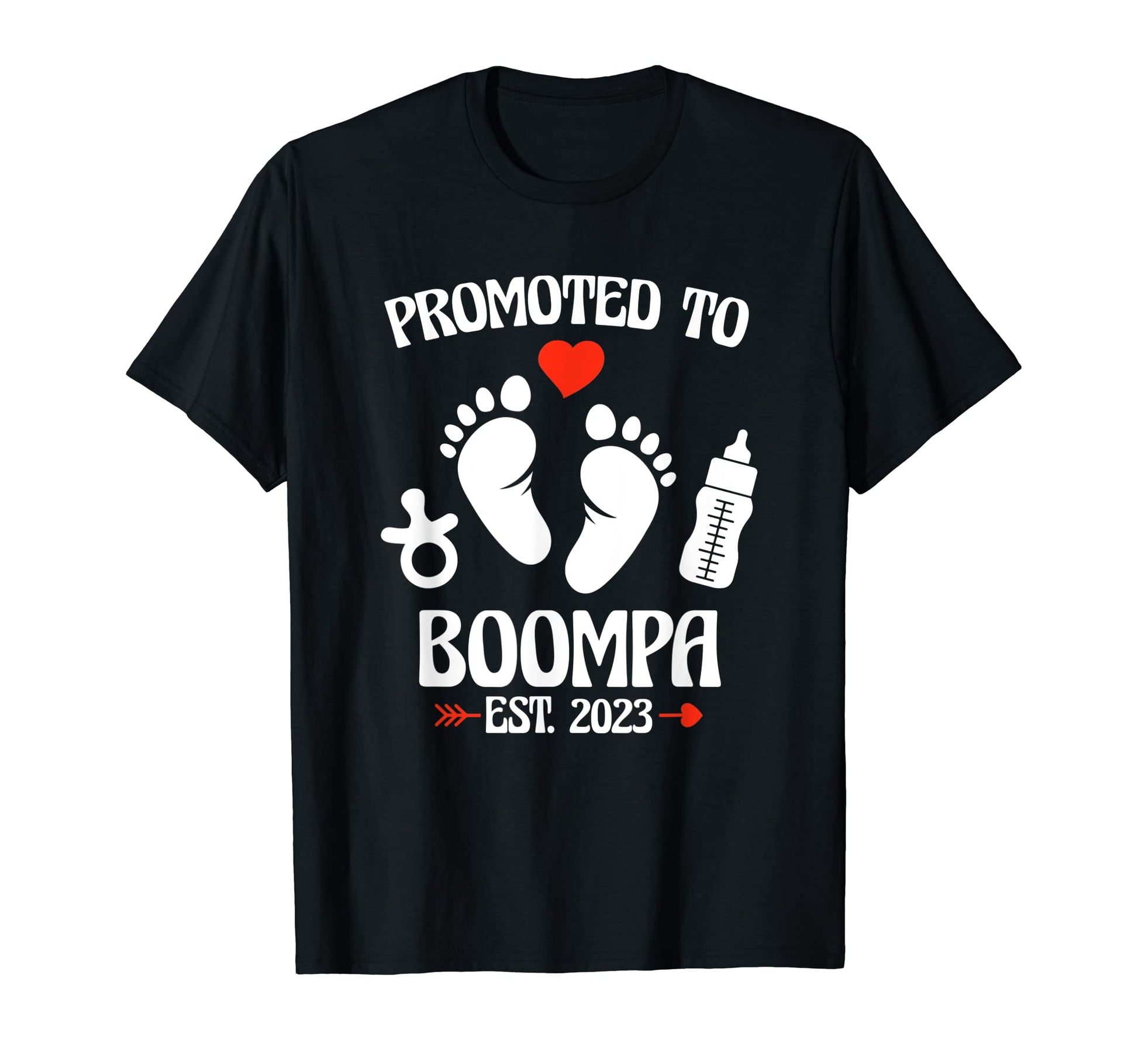 Mens Promoted To Boompa 2023 First T-Shirt - Fun Novelty Design for Adults - T-Shirt, Sweatshirt, Hoodie