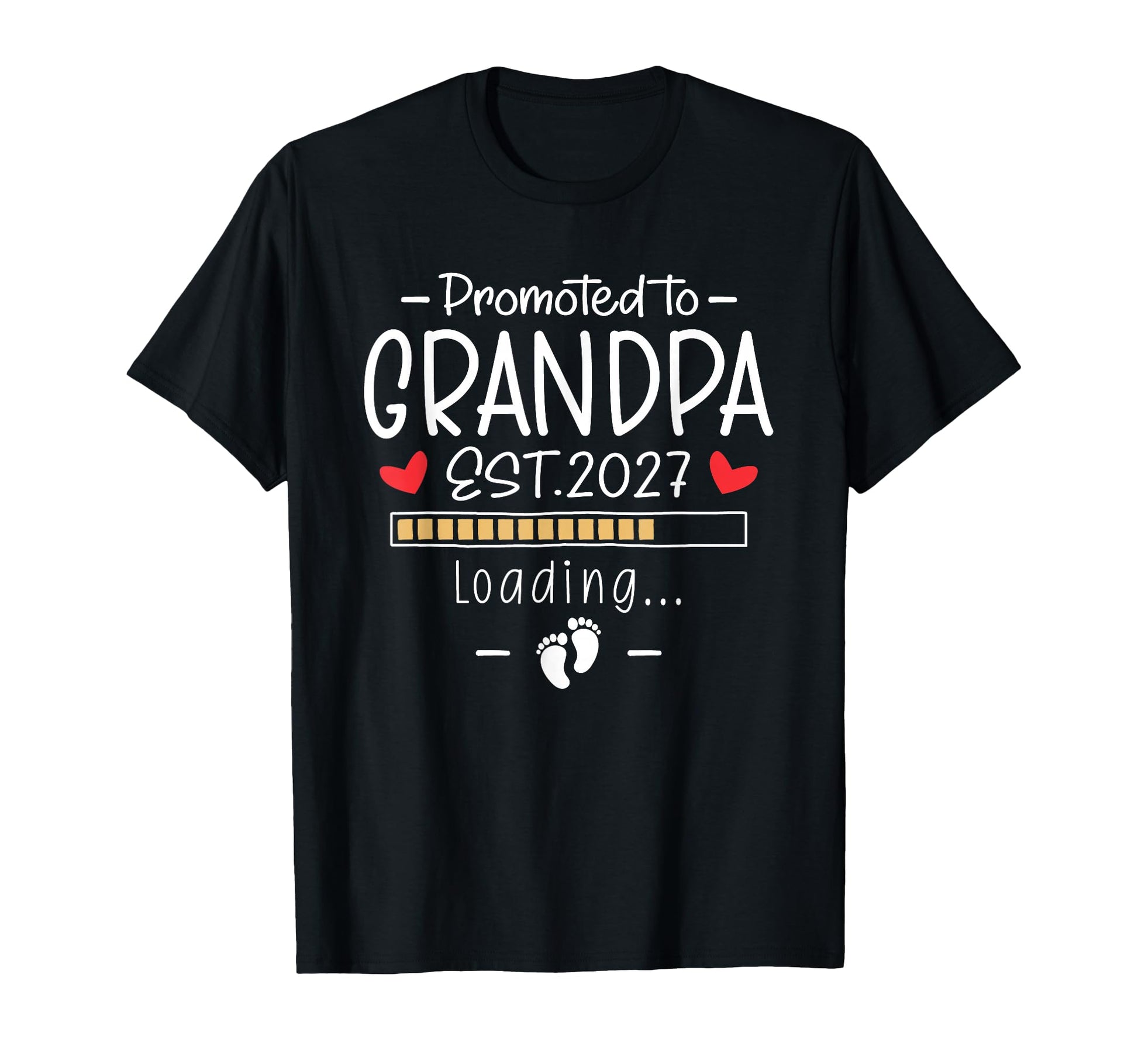 1St Time Grandpa Announcement T-Shirt - Casual Everyday Wear Men Women - T-Shirt, Sweatshirt, Hoodie