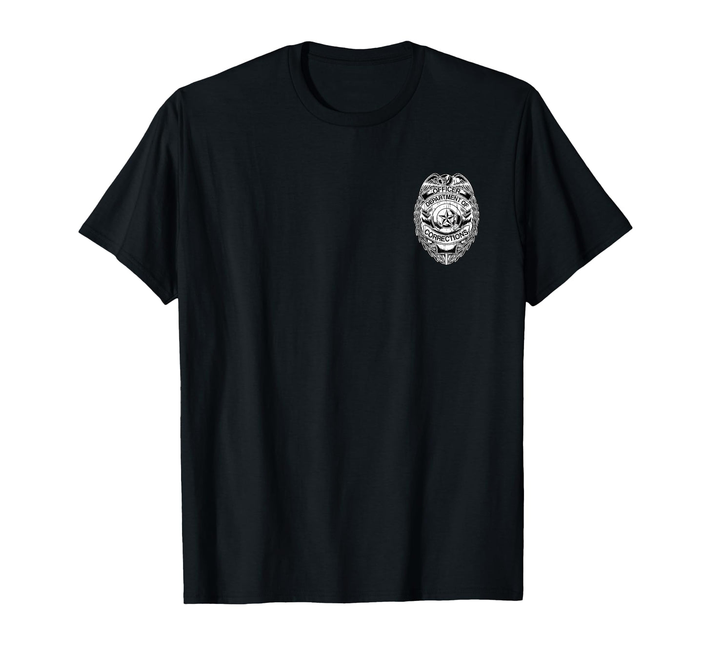 Corrections Officer Badge Department T-Shirt - Minimalist Print Unisex - T-Shirt, Sweatshirt, Hoodie
