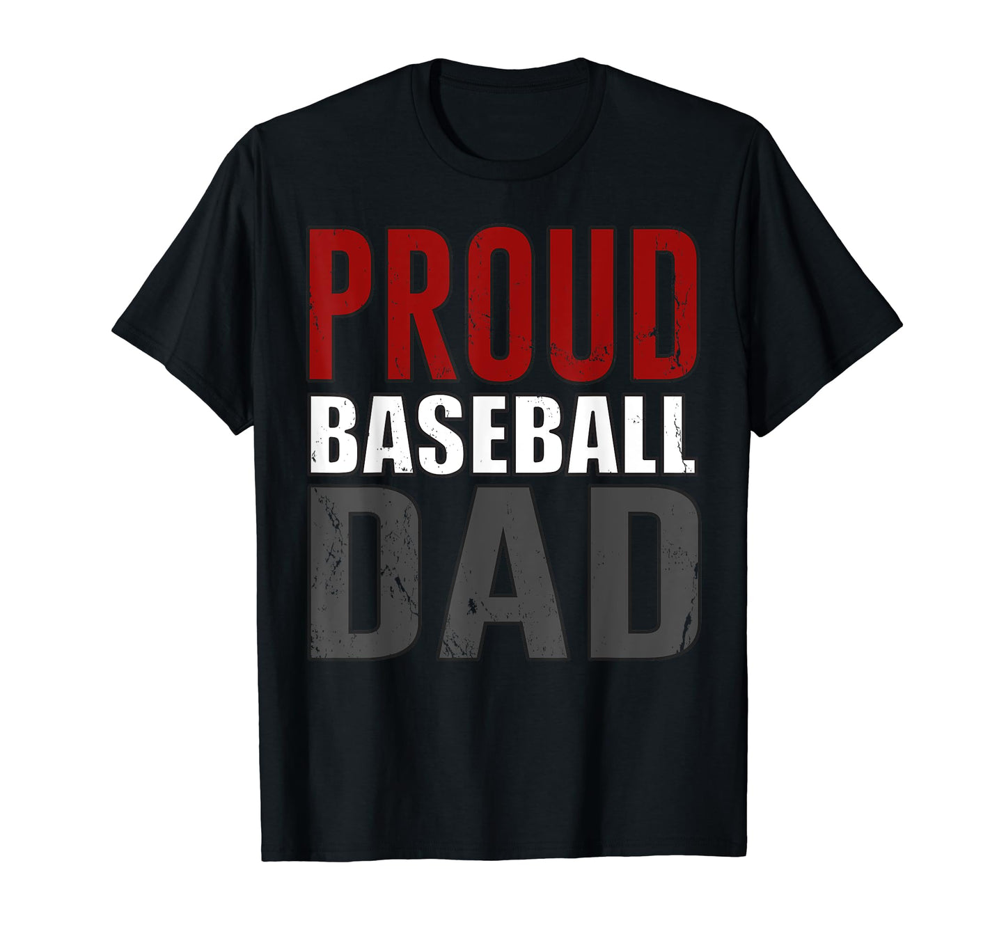 Awesome Distressed Proud Baseball T-Shirt - Casual Everyday Wear Men Women - T-Shirt, Sweatshirt, Hoodie