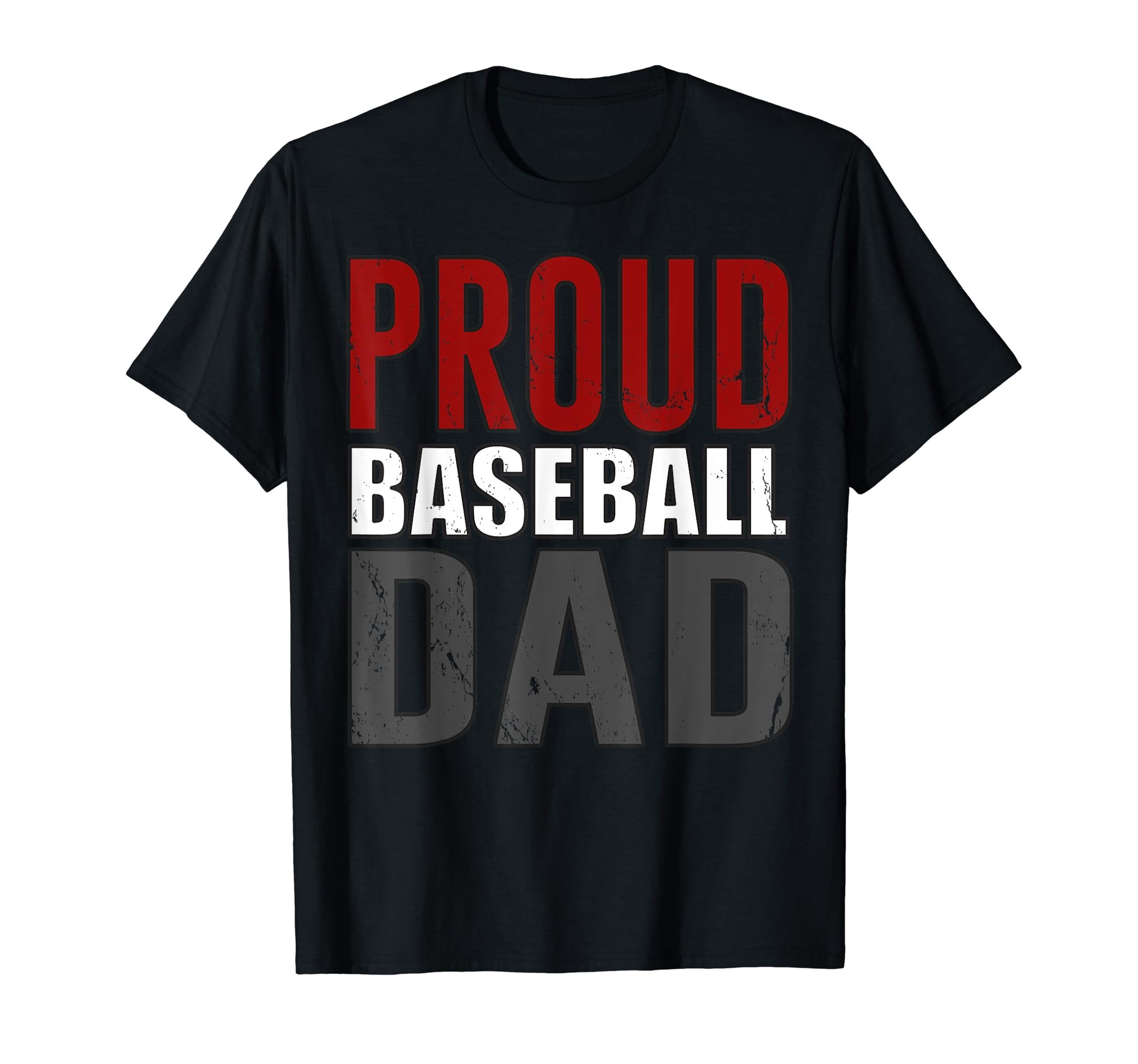 Awesome Distressed Proud Baseball T-Shirt - Casual Everyday Wear Men Women - T-Shirt, Sweatshirt, Hoodie