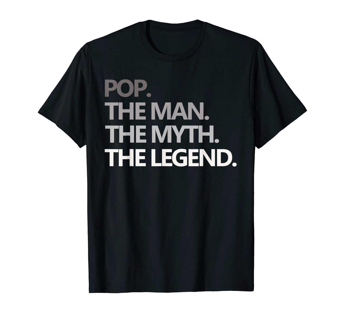 Mens Pop Myth Legend Grandpa Fathers Day T-Shirt - Custom Art Print Unisex - T-Shirt, Sweatshirt, Hoodie