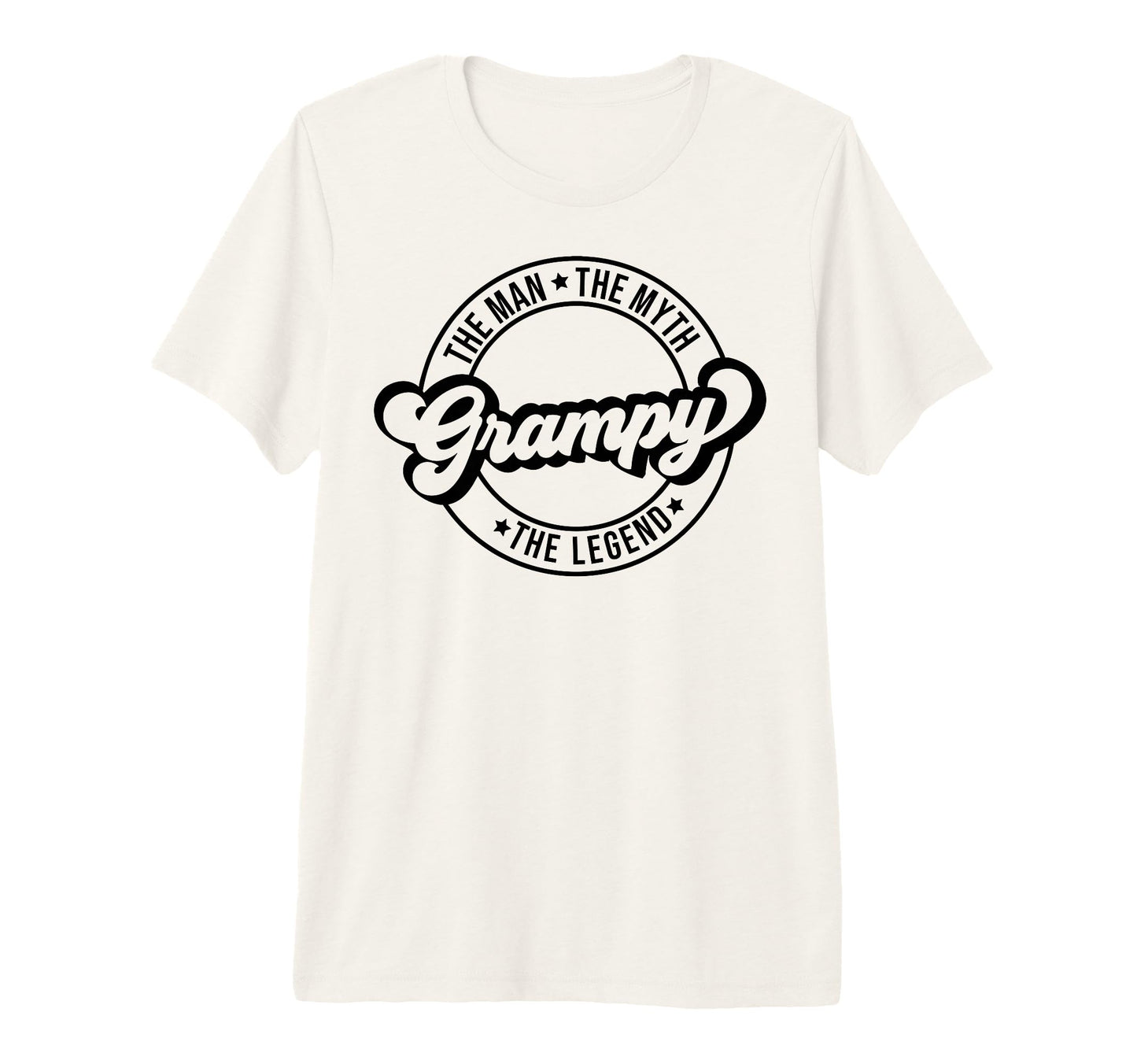 Myth Grampy Legend Father Dad Dada Tri T-Shirt - Novelty Apparel Unisex - T-Shirt, Sweatshirt, Hoodie
