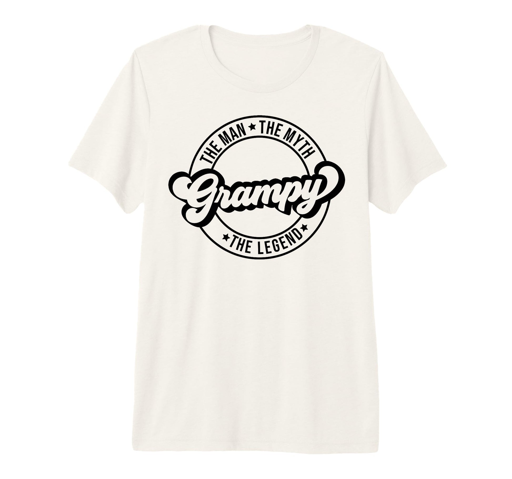 Myth Grampy Legend Father Dad Dada Tri T-Shirt - Novelty Apparel Unisex - T-Shirt, Sweatshirt, Hoodie