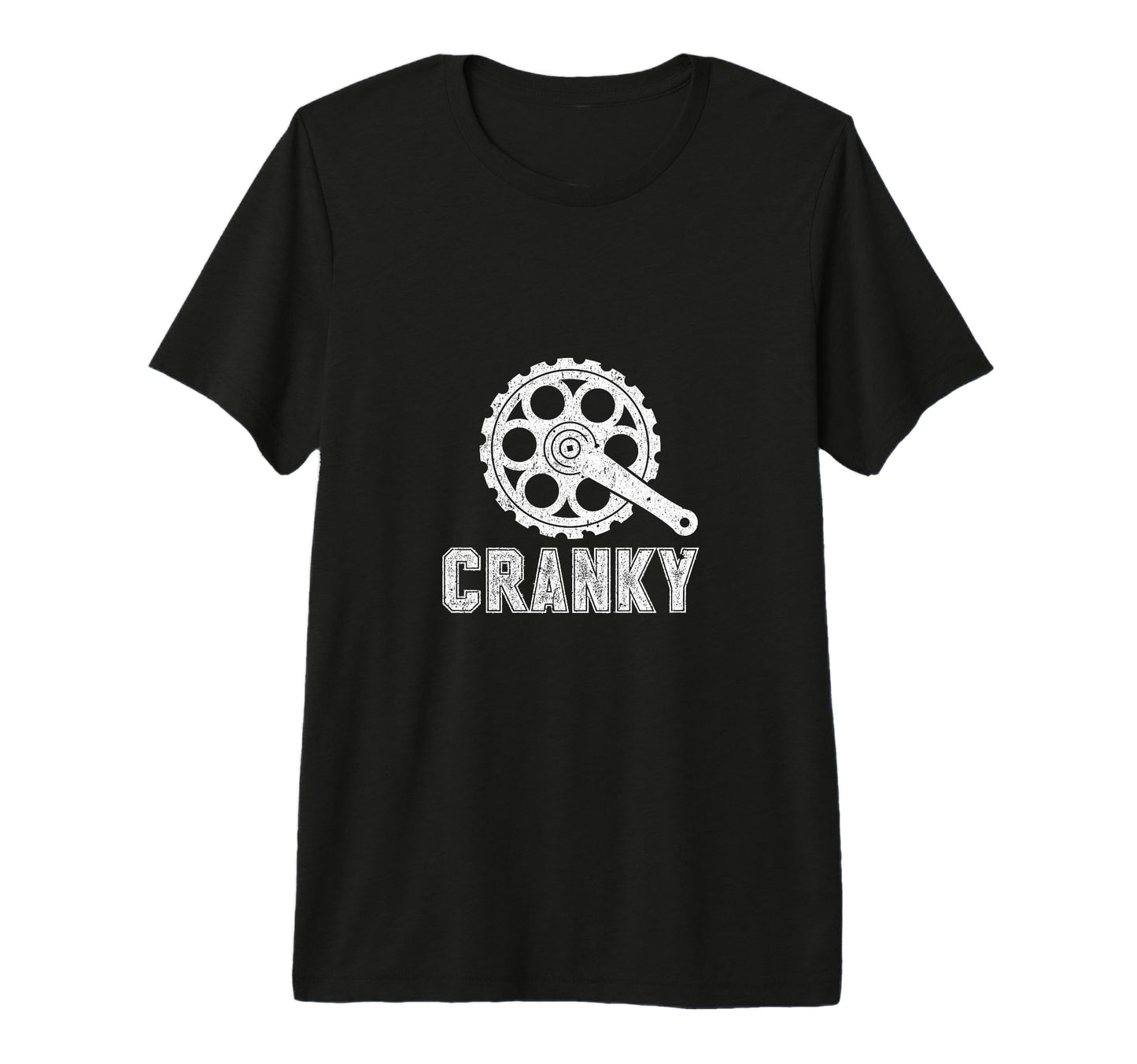 Cranky Bicycle Chain Cycling Funny Bike T-Shirt - Unique Graphic Unisex - T-Shirt, Sweatshirt, Hoodie