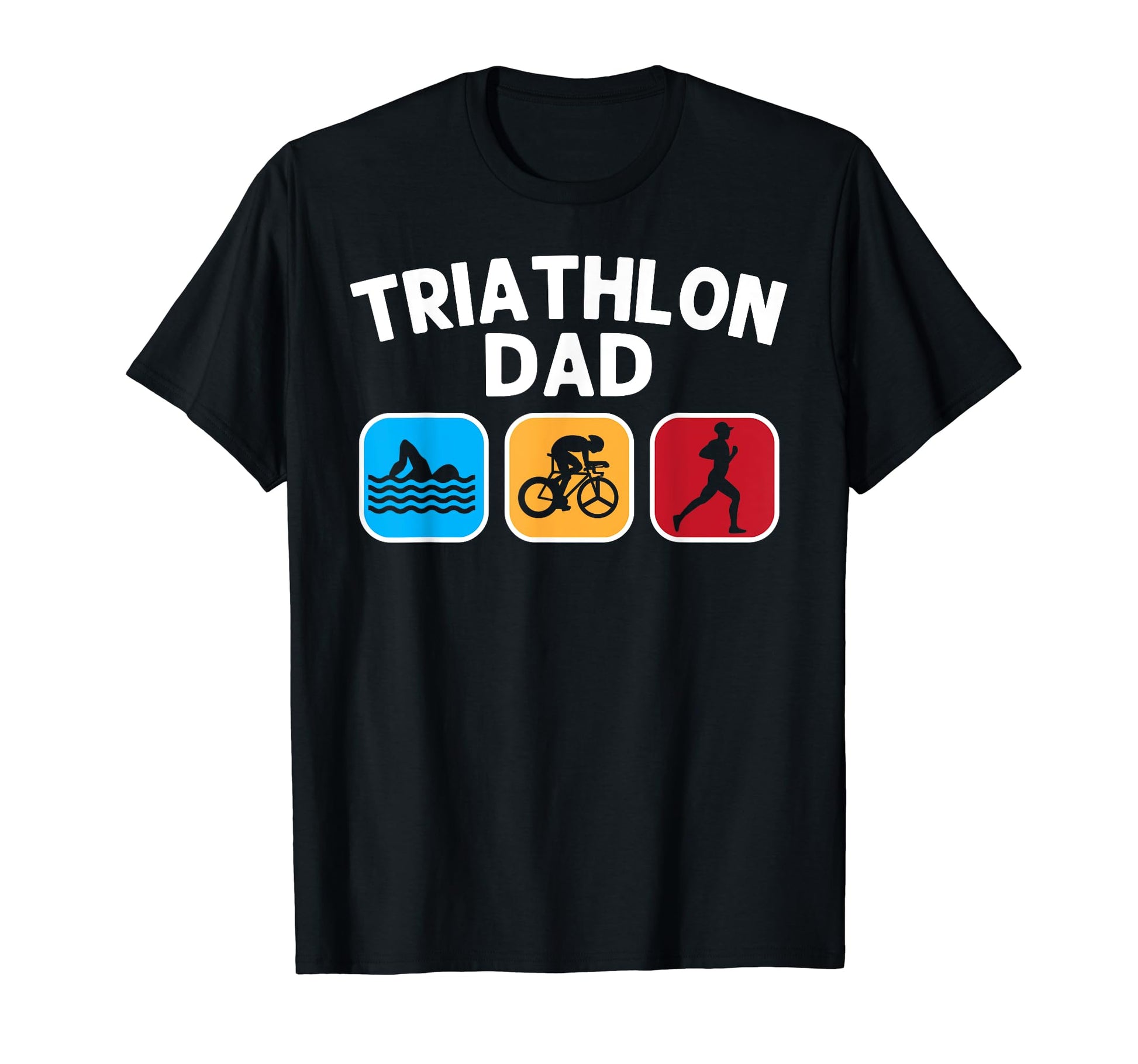 Funny Triathlon Dad Papa Triathlete T-Shirt - Novelty Apparel for Adults - T-Shirt, Sweatshirt, Hoodie
