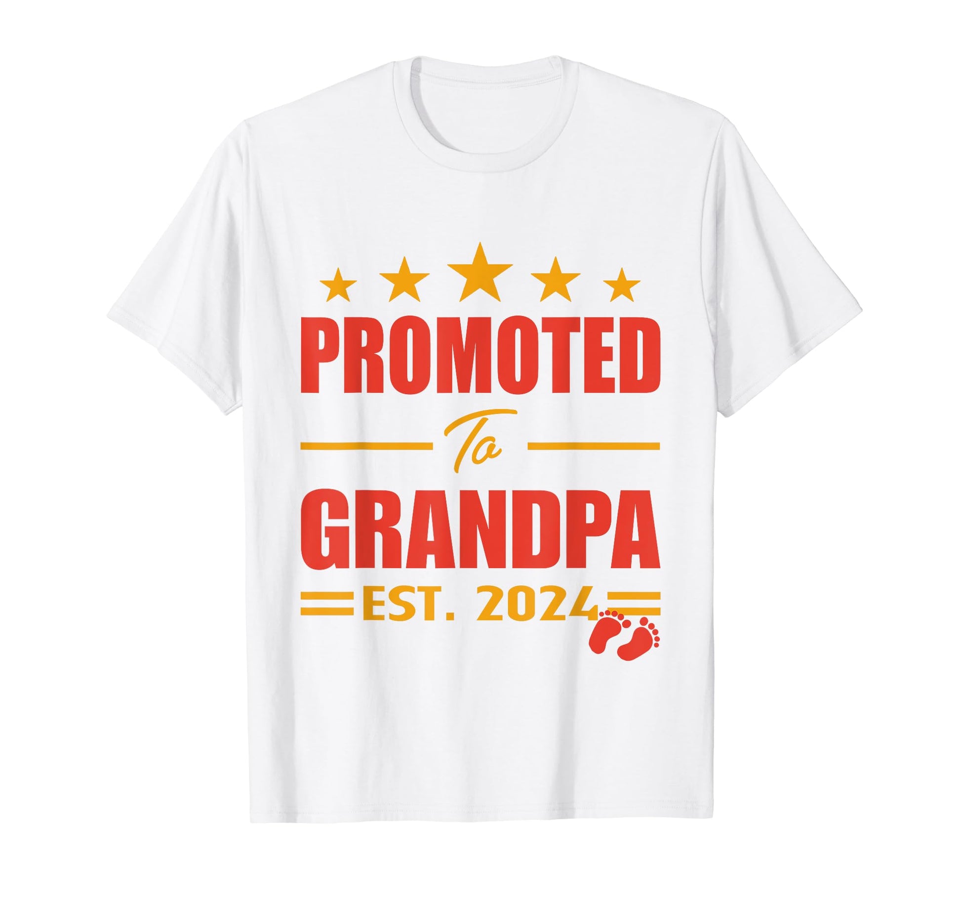 Promoted To Grandpa 2024 New Grandpa T-Shirt - Minimalist Print for Adults - T-Shirt, Sweatshirt, Hoodie
