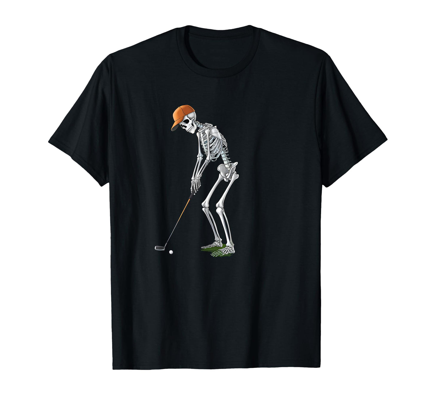 Skeleton Golfer Halloween Golf Player T-Shirt - Trendy Graphic for Adults - T-Shirt, Sweatshirt, Hoodie
