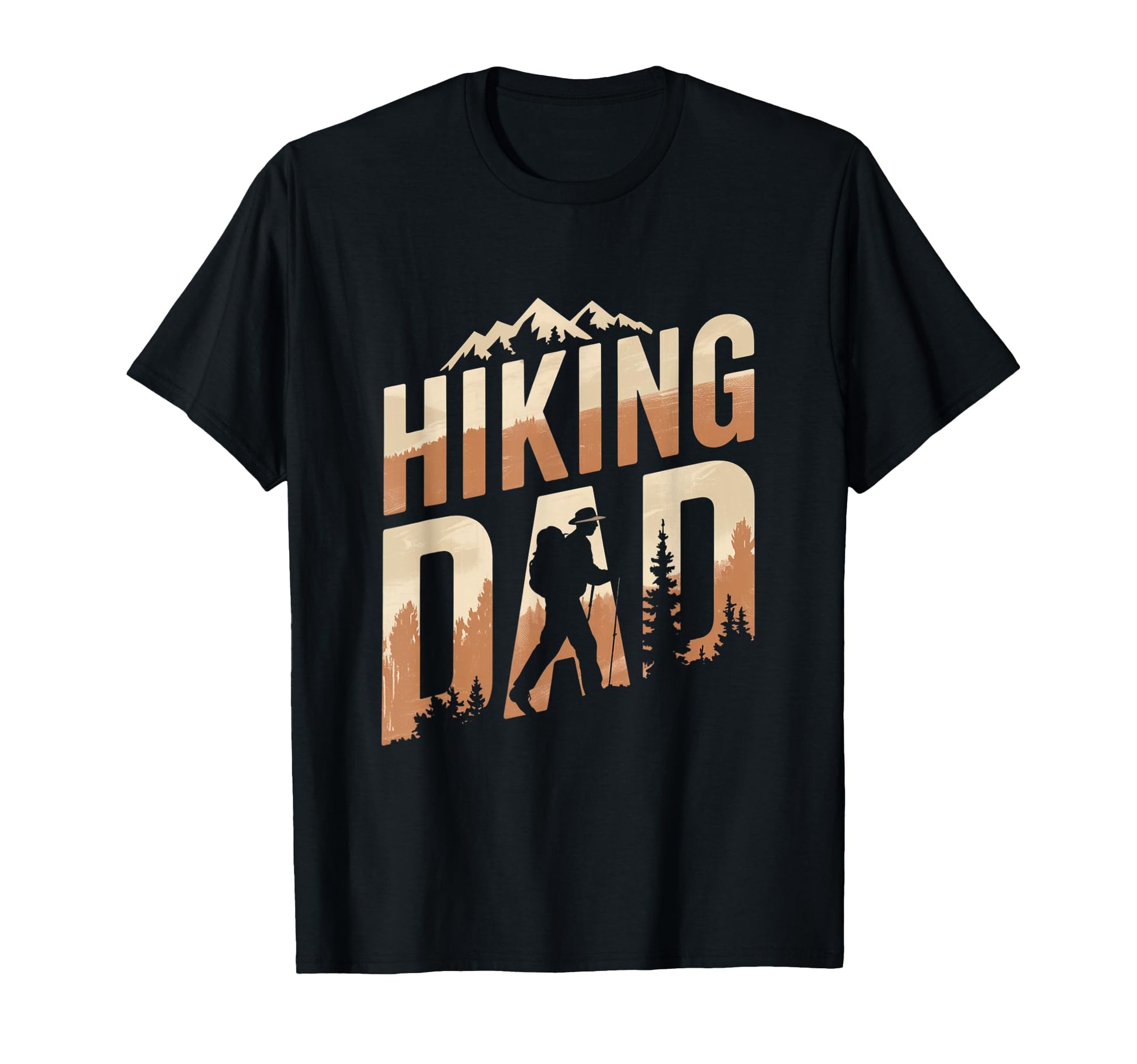 Hiking Dad Funny Fathers Day Hicker T-Shirt - Trendy Graphic for Adults - T-Shirt, Sweatshirt, Hoodie