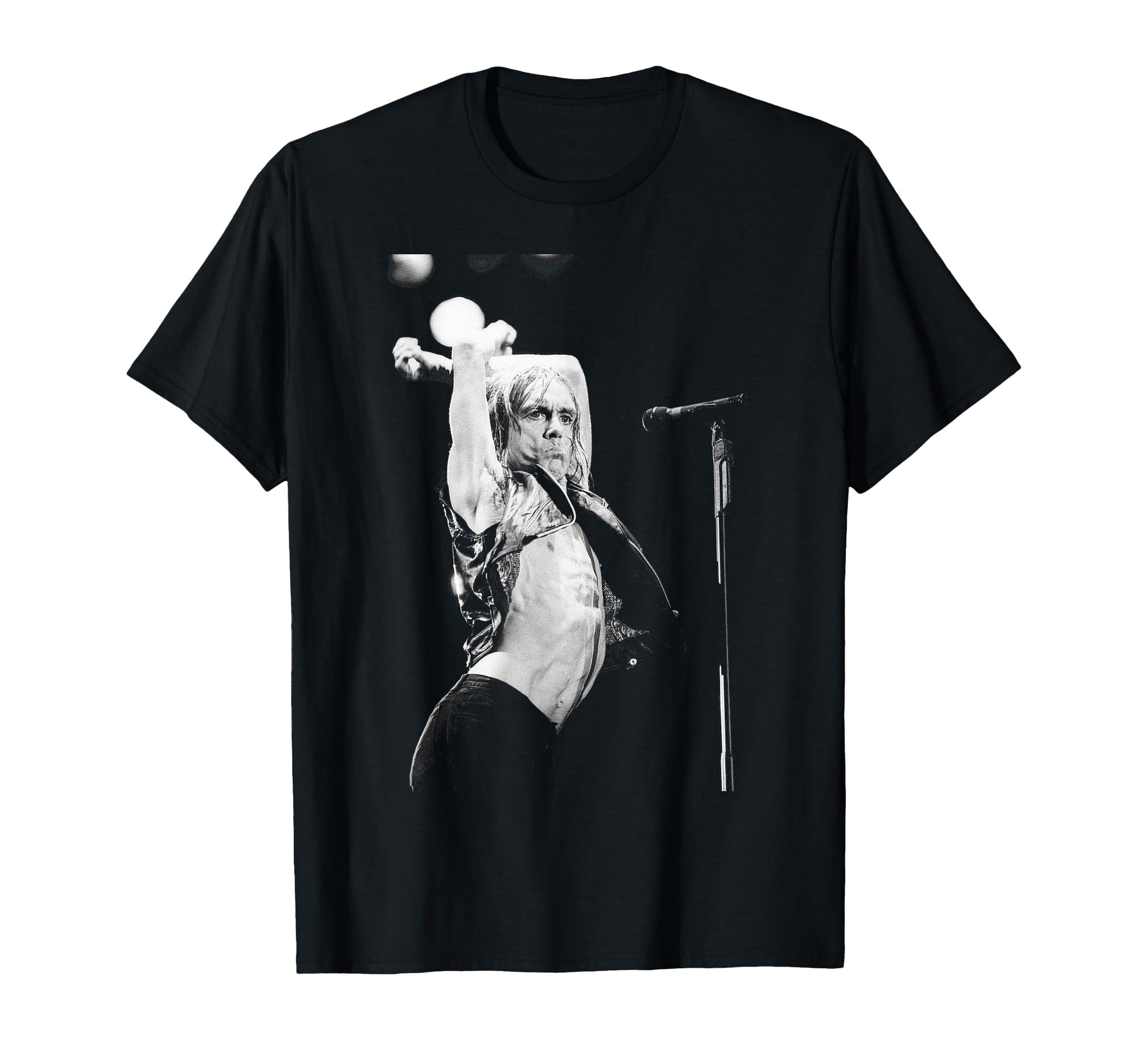 Stooges Singer Iggy Pop Reading T-Shirt - Minimalist Print for Adults - T-Shirt, Sweatshirt, Hoodie