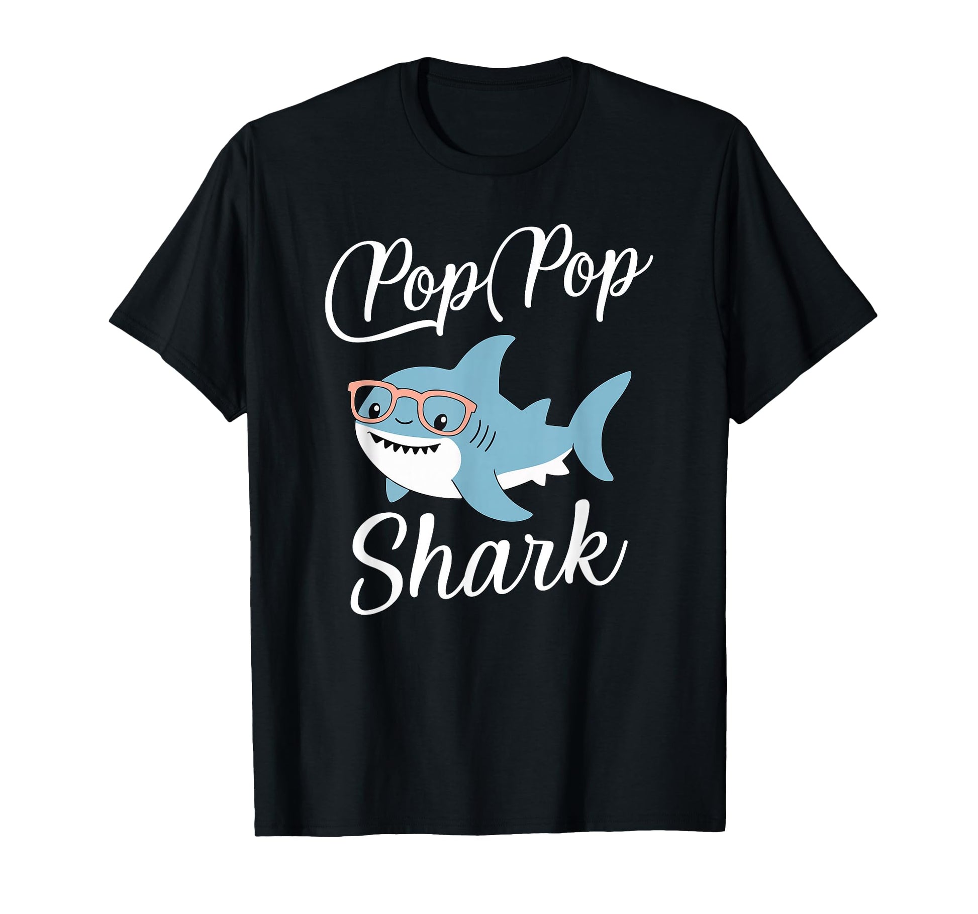 Pop Pop Shark Funny Matching Poppop T-Shirt - Novelty Apparel Unisex - T-Shirt, Sweatshirt, Hoodie