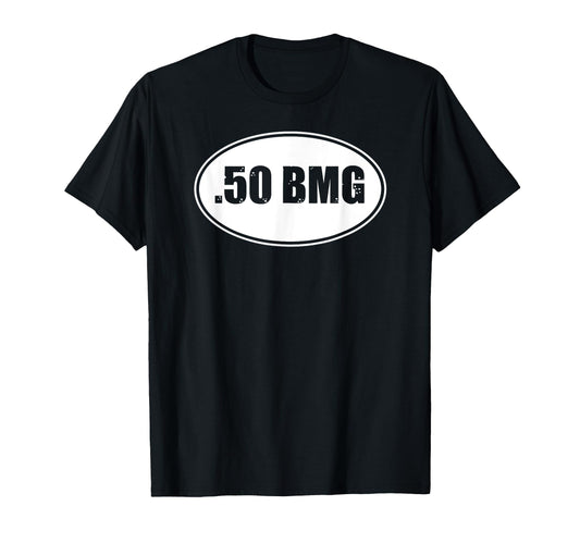 50 Caliber Rifle 50 Cal Bmg Gun T-Shirt - Fun Novelty Design Men Women - T-Shirt, Sweatshirt, Hoodie