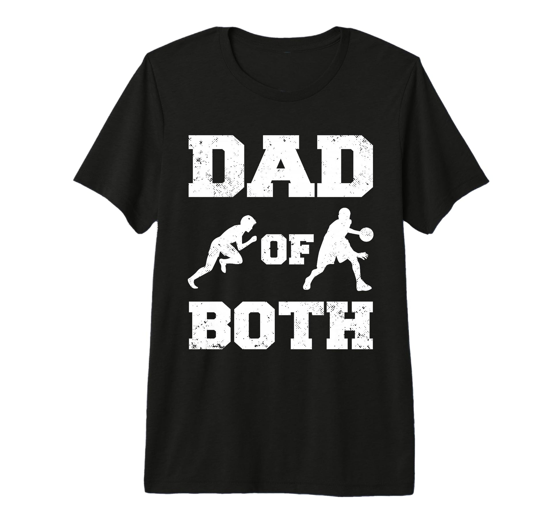 Mens Dad Both Funny Track And Field T-Shirt - Graphic Print Unisex - T-Shirt, Sweatshirt, Hoodie