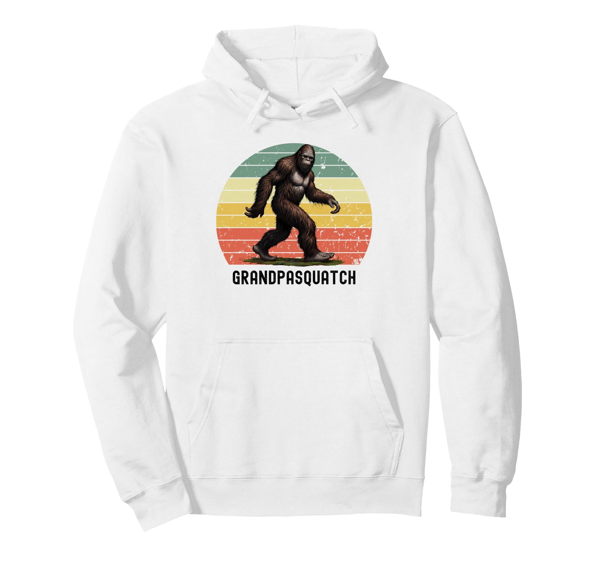 Grandpasquatch Funny Bigfoot Grandpa Hoodie - Streetwear Style Unisex - T-Shirt, Sweatshirt, Hoodie