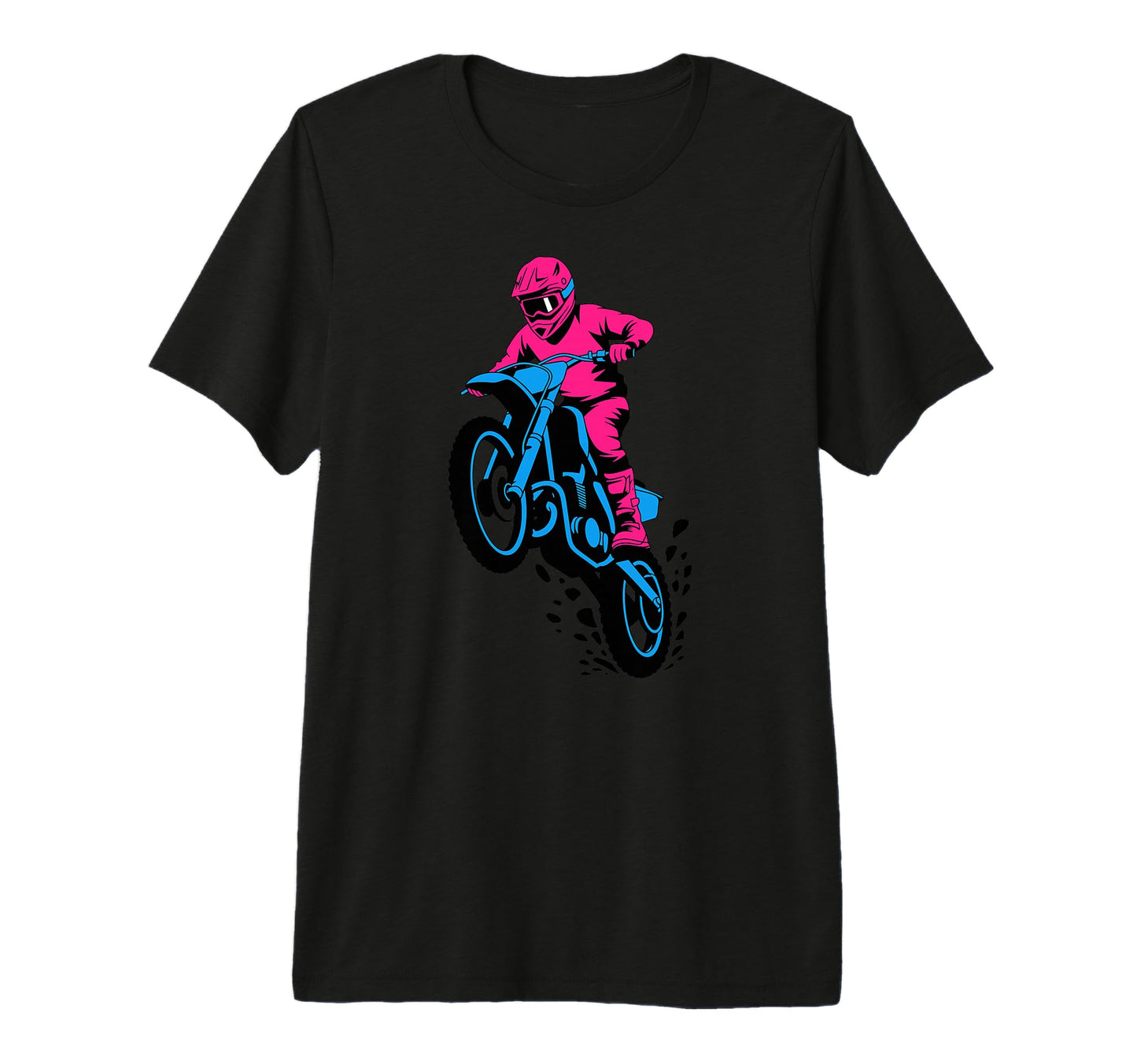 Motocross Braap Dad Loves Riding His T-Shirt - Novelty Apparel Men Women - T-Shirt, Sweatshirt, Hoodie