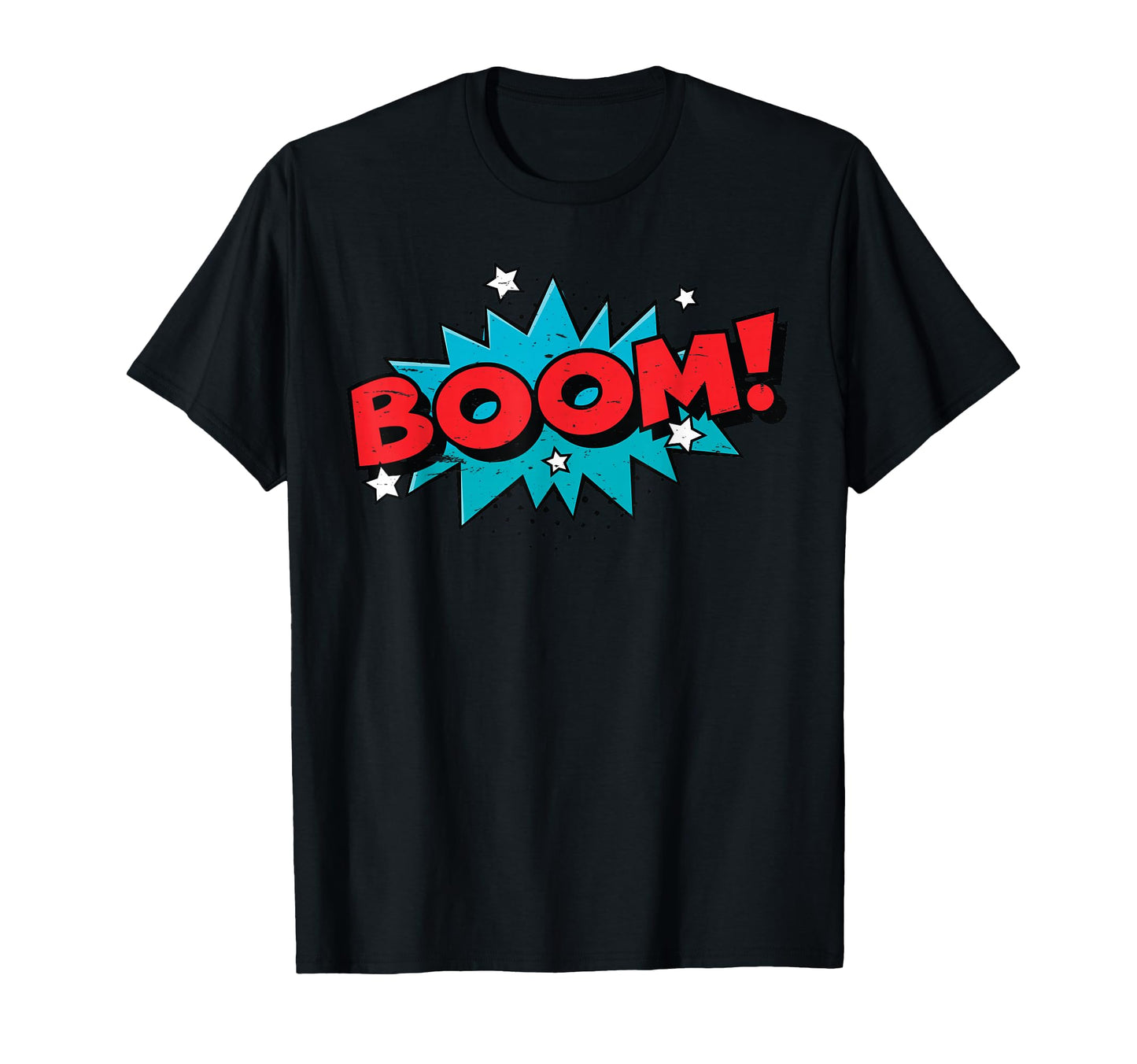 Boom Comic Book Cartoon Funny Pop Art T-Shirt - Graphic Print for Adults - T-Shirt, Sweatshirt, Hoodie