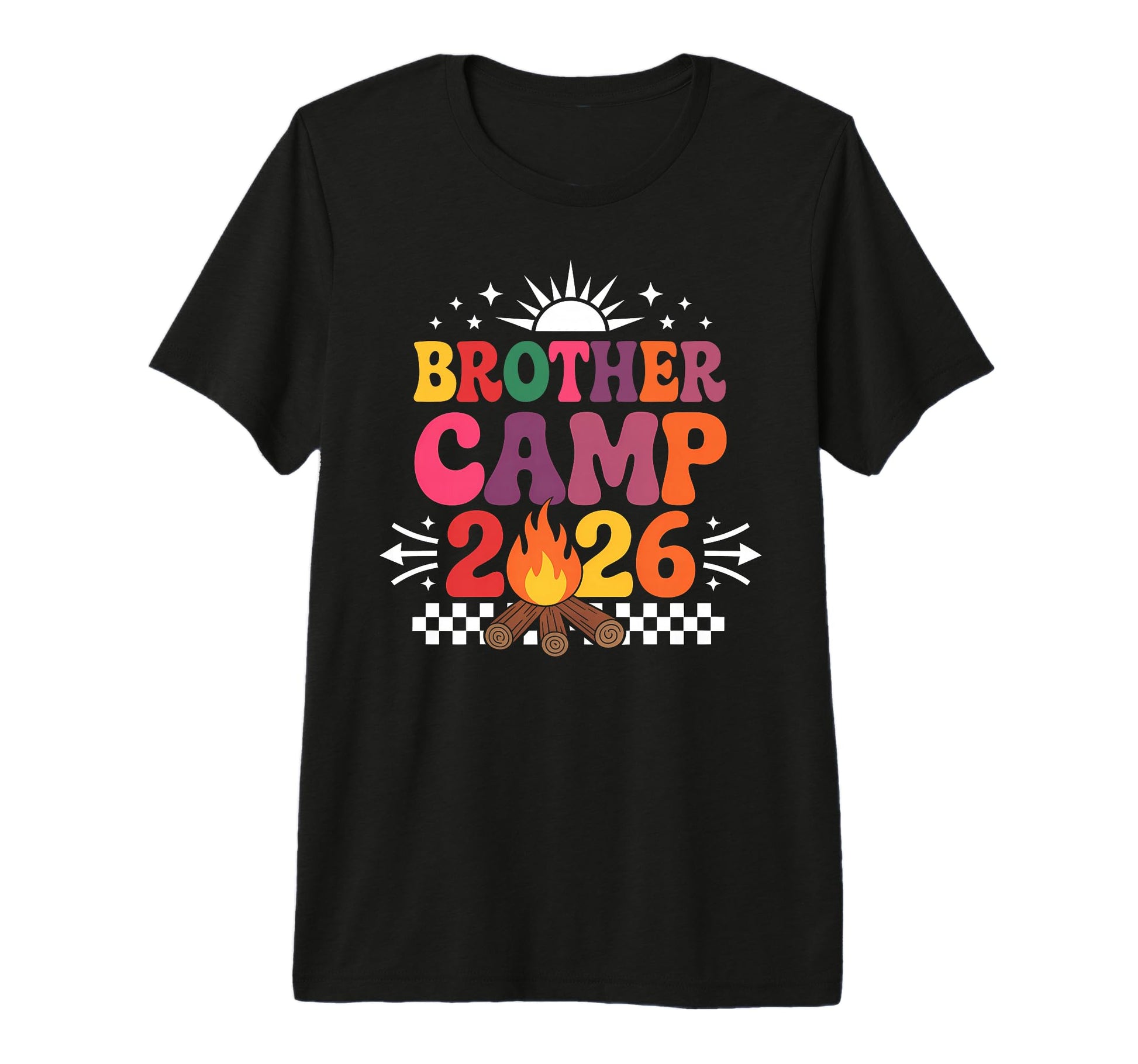 Brother Camp 2026 Family Vacation T-Shirt - Custom Art Print Men Women - T-Shirt, Sweatshirt, Hoodie