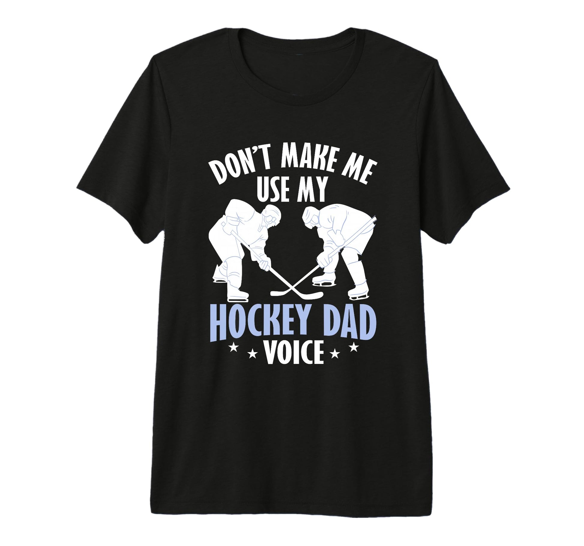 Ice Hockey Dad Tri Blend T-Shirt - Custom Art Print Men Women - T-Shirt, Sweatshirt, Hoodie
