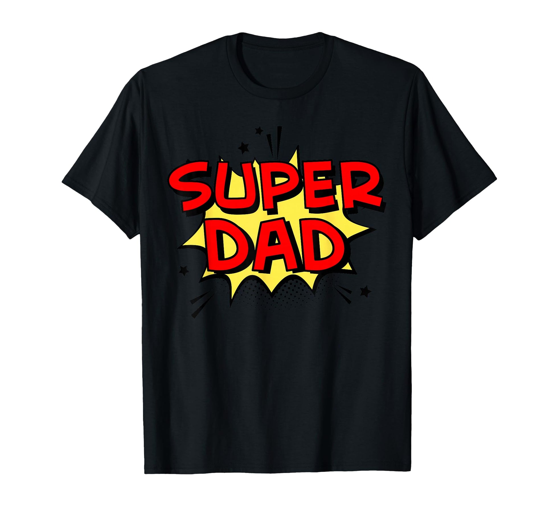 Cartoon Super Dad Funny Super Hero T-Shirt - Casual Everyday Wear Unisex - T-Shirt, Sweatshirt, Hoodie
