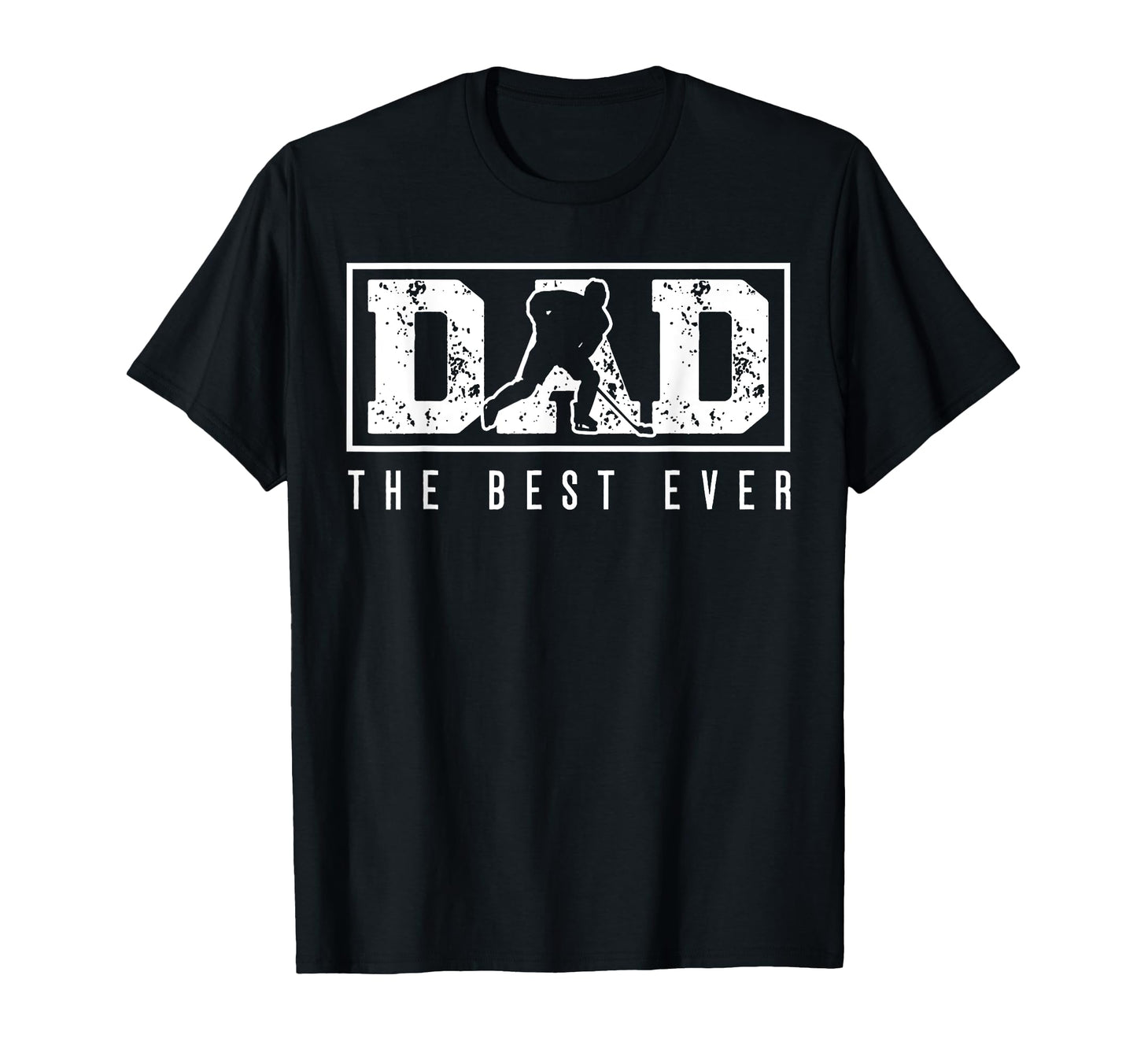 Ice Hockey Dad Father Dad Best Ever T-Shirt - Fun Novelty Design for Adults - T-Shirt, Sweatshirt, Hoodie