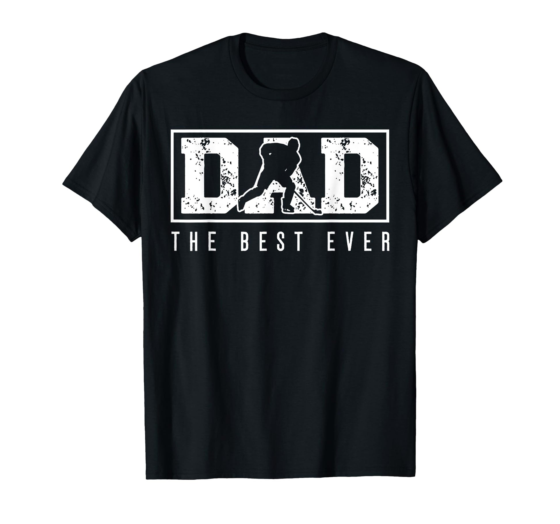 Ice Hockey Dad Father Dad Best Ever T-Shirt - Fun Novelty Design for Adults - T-Shirt, Sweatshirt, Hoodie