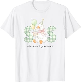 Sister of the Silly Goose Birthday Matching Family Outfit T-Shirt Unisex T-shirt, Sweatshirt, Hoodie, Long Sleeve Tee - T-Shirt, Sweatshirt, Hoodie