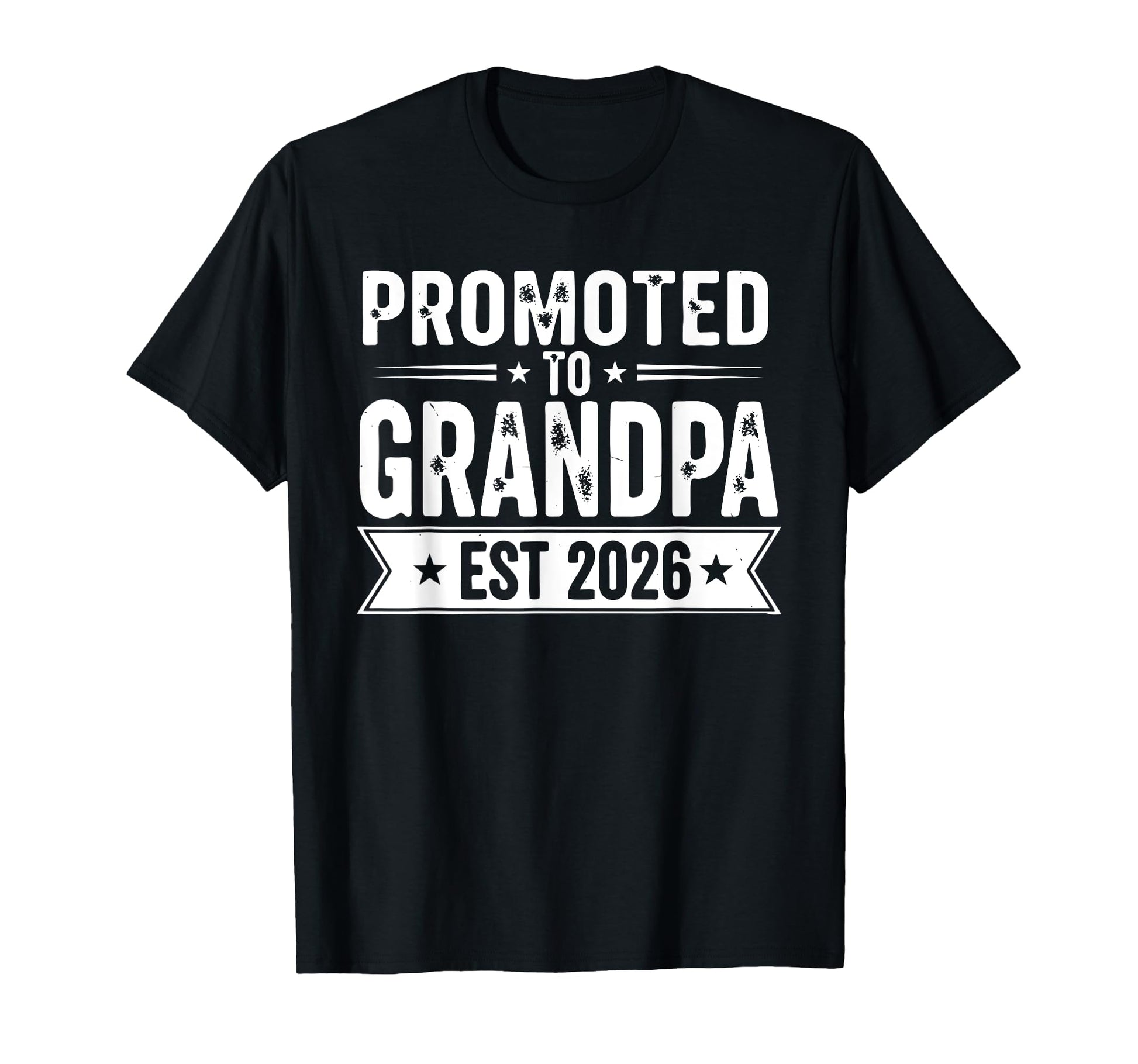 Promoted To Grandpa Est 2026 Announcement T-Shirt - Unique Graphic Unisex - T-Shirt, Sweatshirt, Hoodie