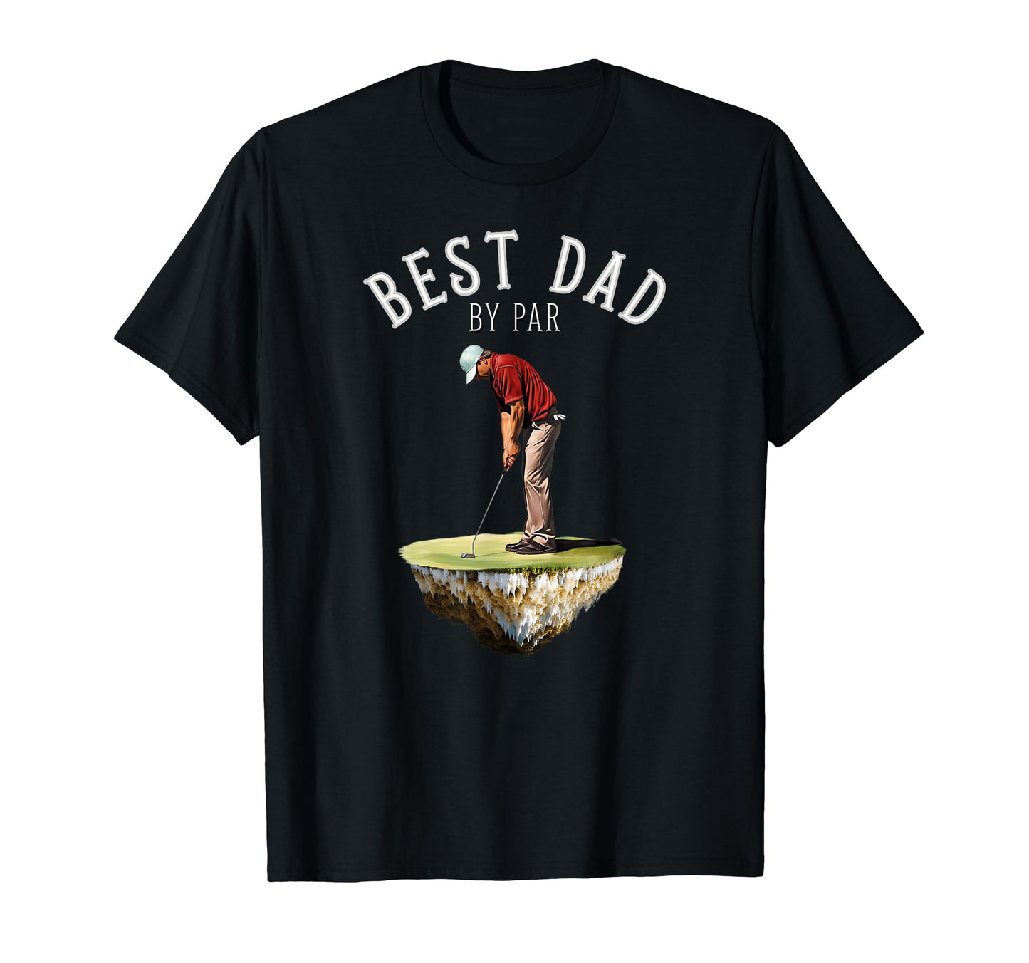 Funny Best Dad Par Golf Golfing T-Shirt - Minimalist Print Men Women - T-Shirt, Sweatshirt, Hoodie